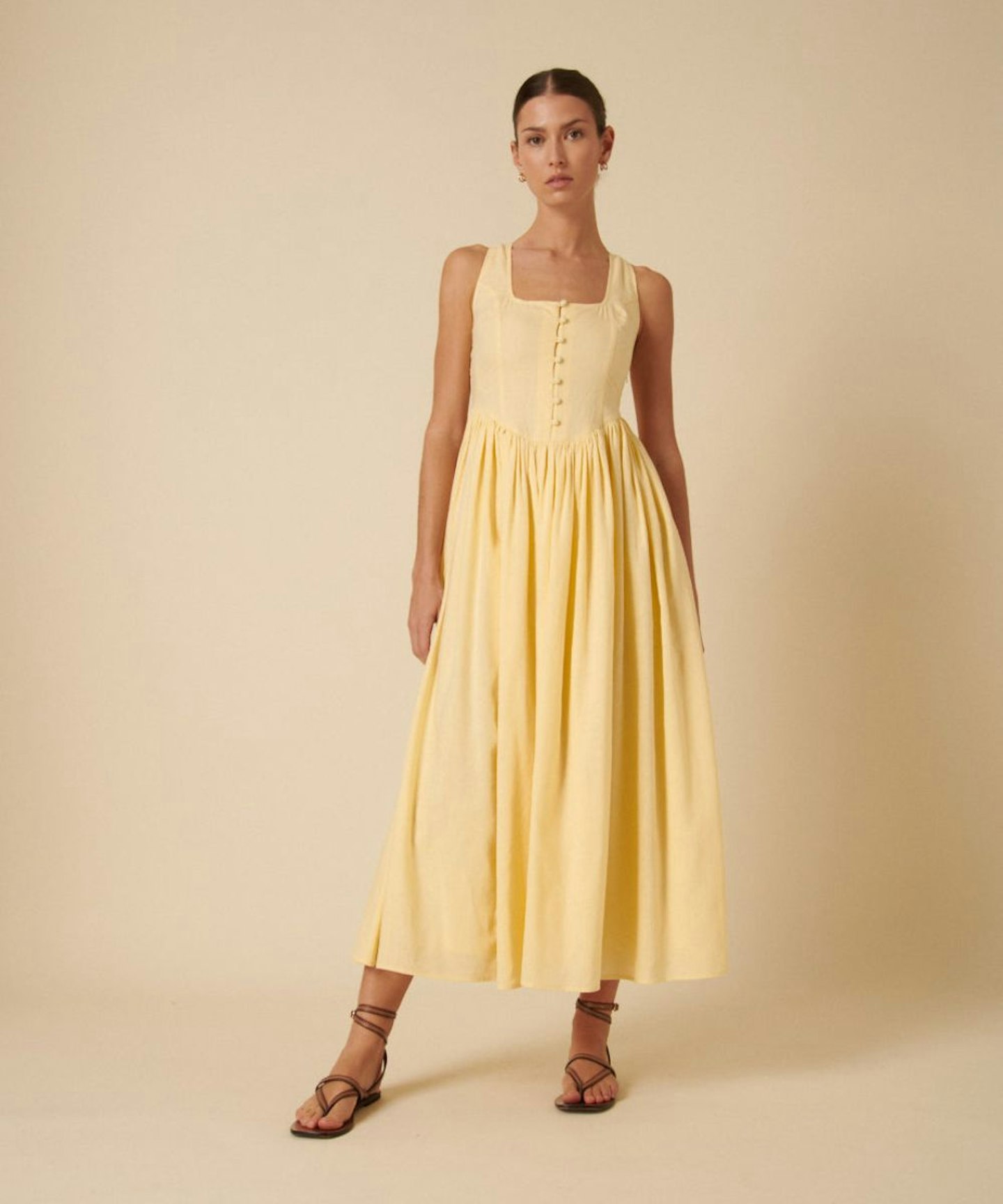 Butter Yellow Cora Dress