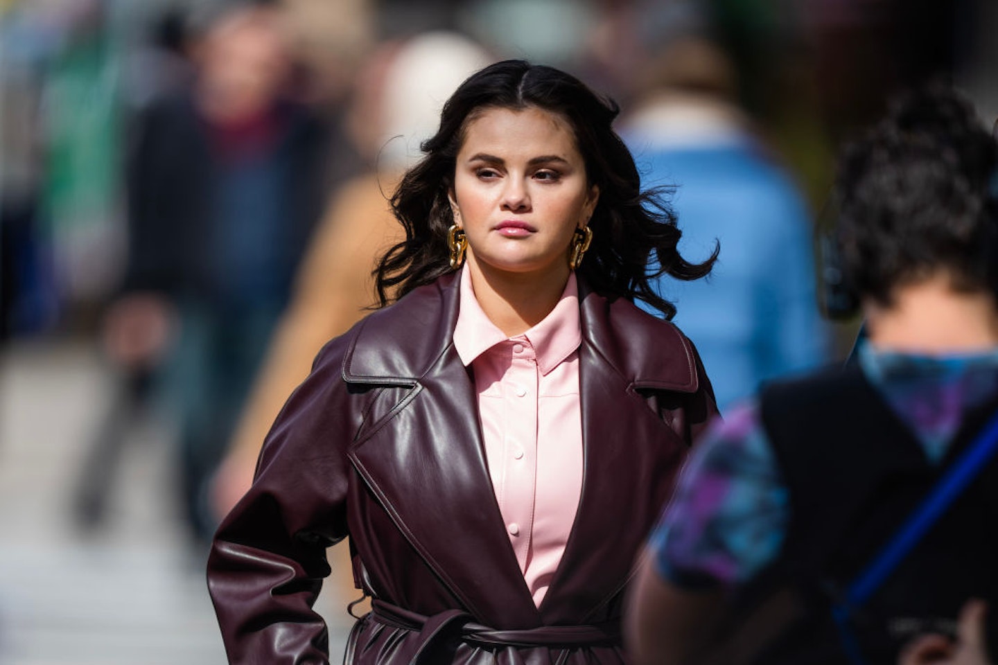 Selena Gomez Wore the Season's Best Mango Coat
