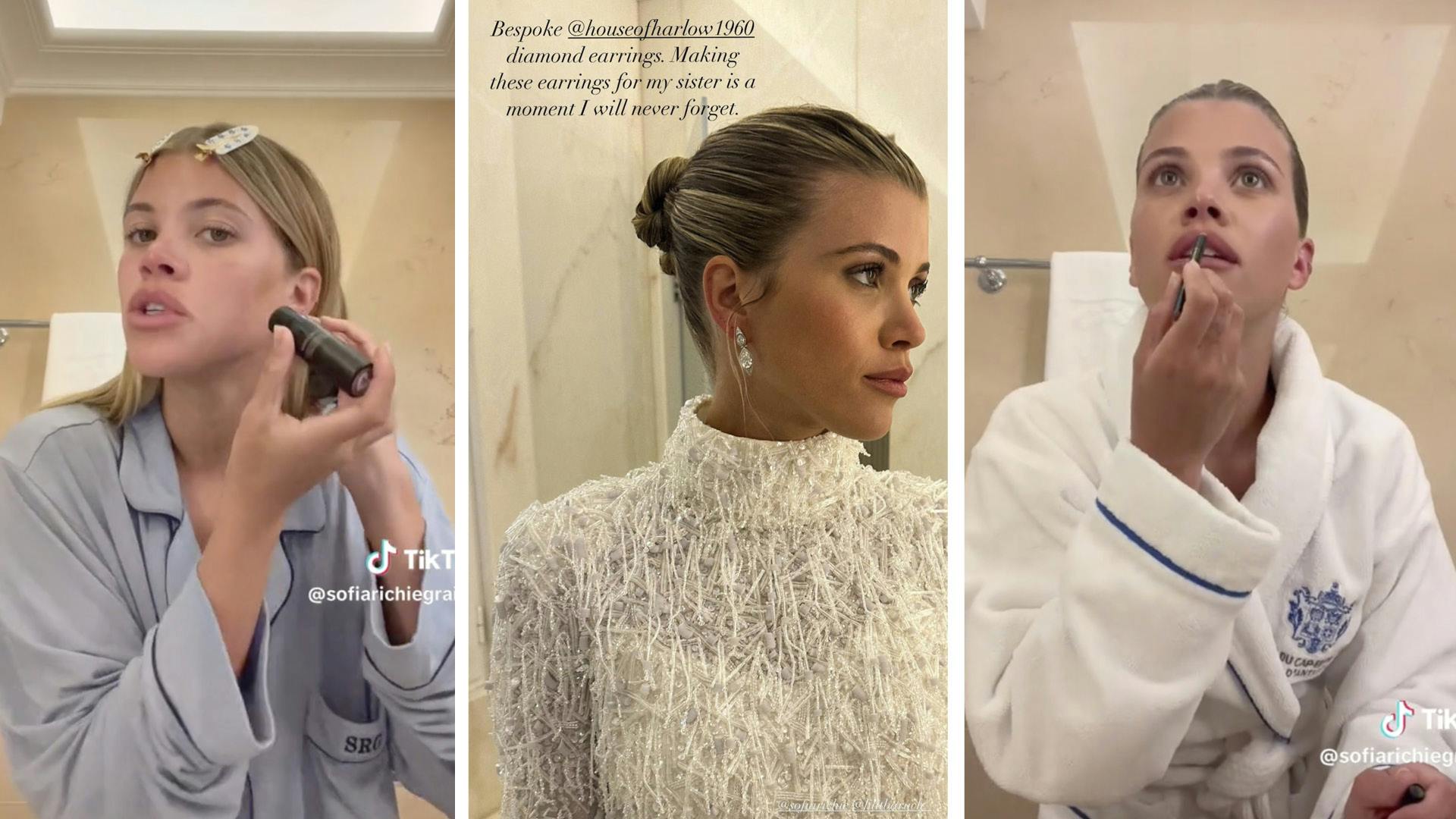 All The Make-Up Sofia Richie Wore For Her Wedding Weekend | Grazia