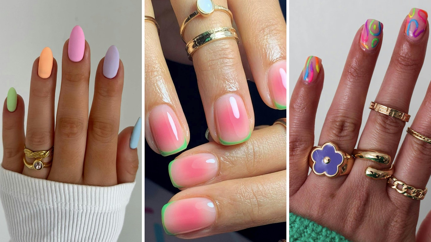 Minimalist Pastel Spring Nails 2025