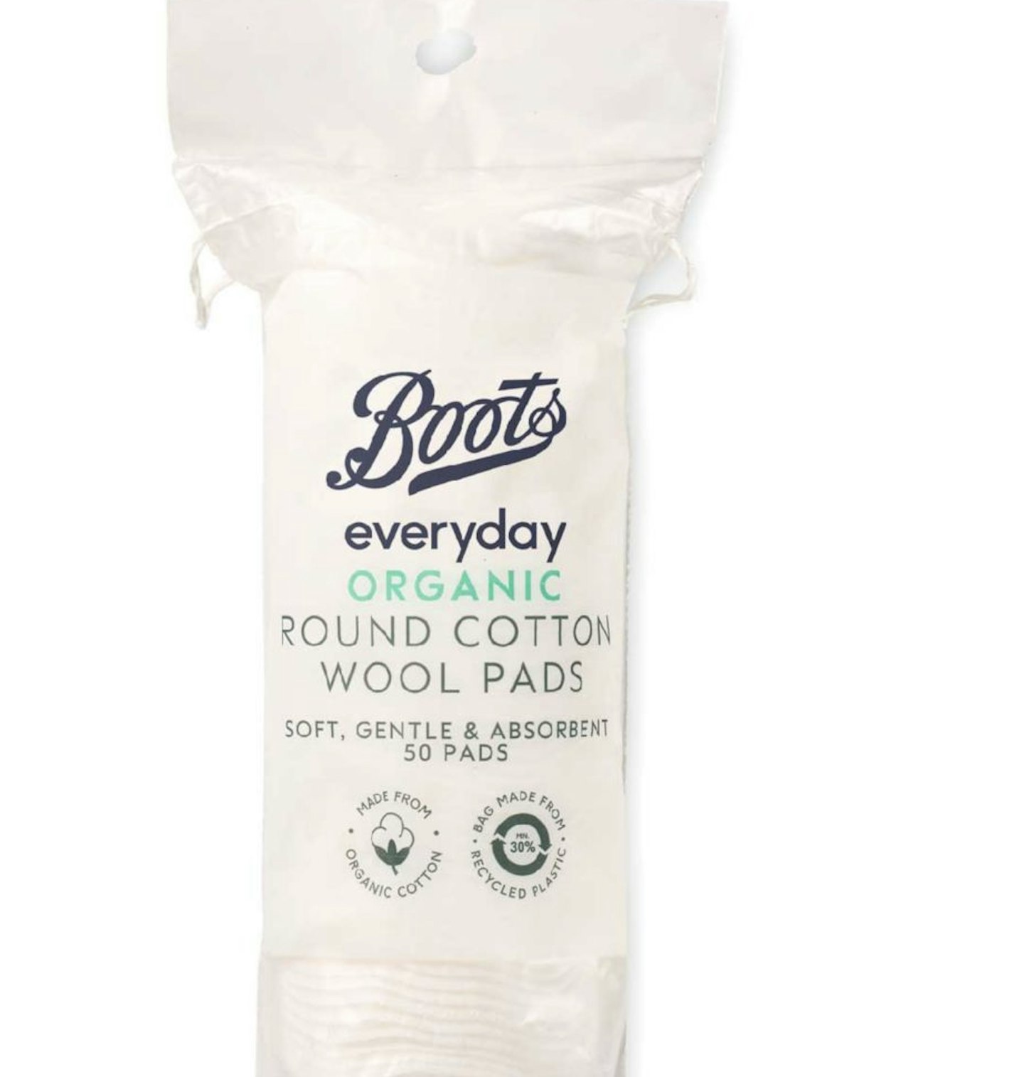  offer Boots Everyday Organic Round Cotton Wool Pads 50 pads