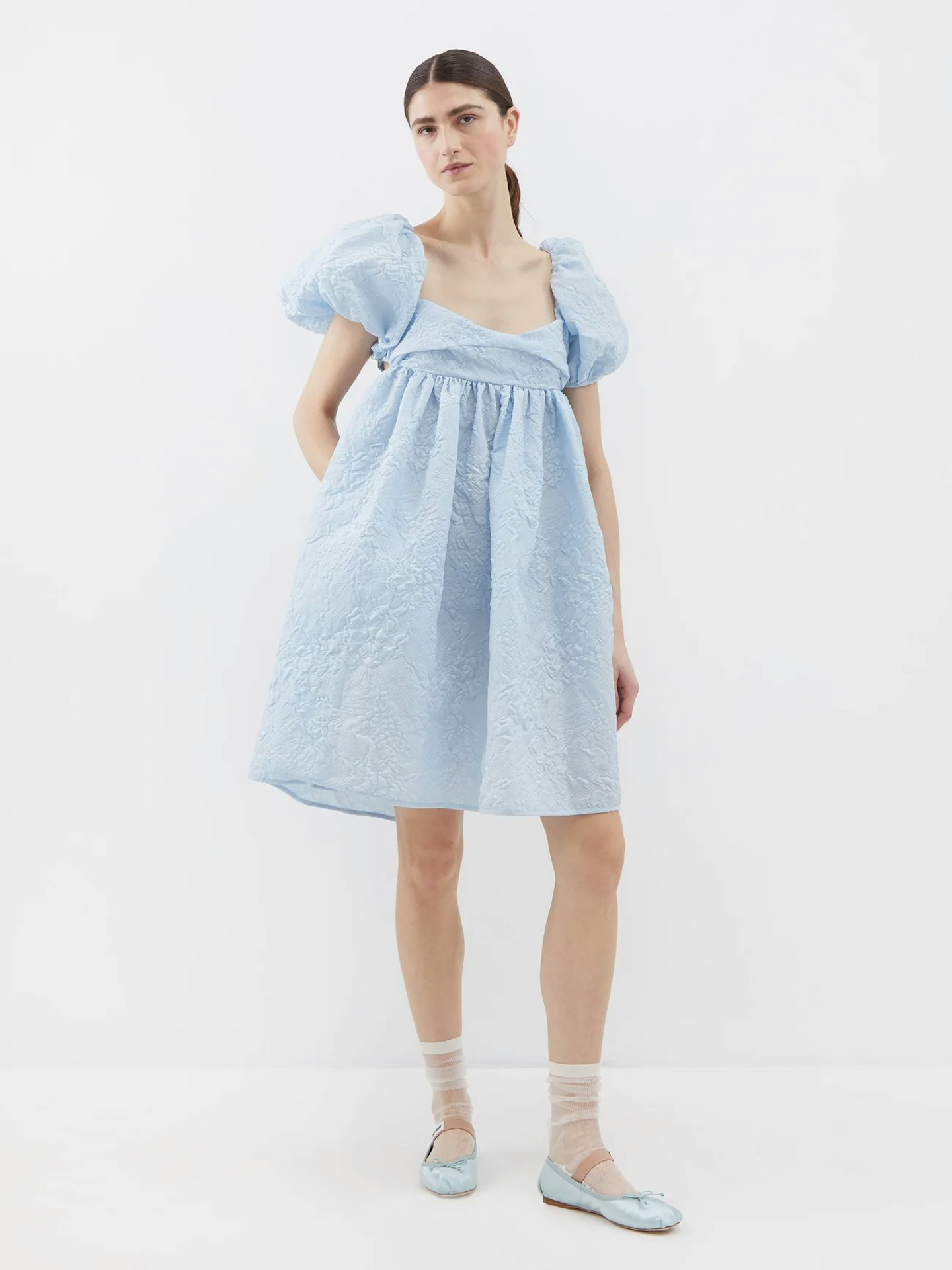 Cecilie Bahnsen Puff Sleeve Mini Dress summer dresses