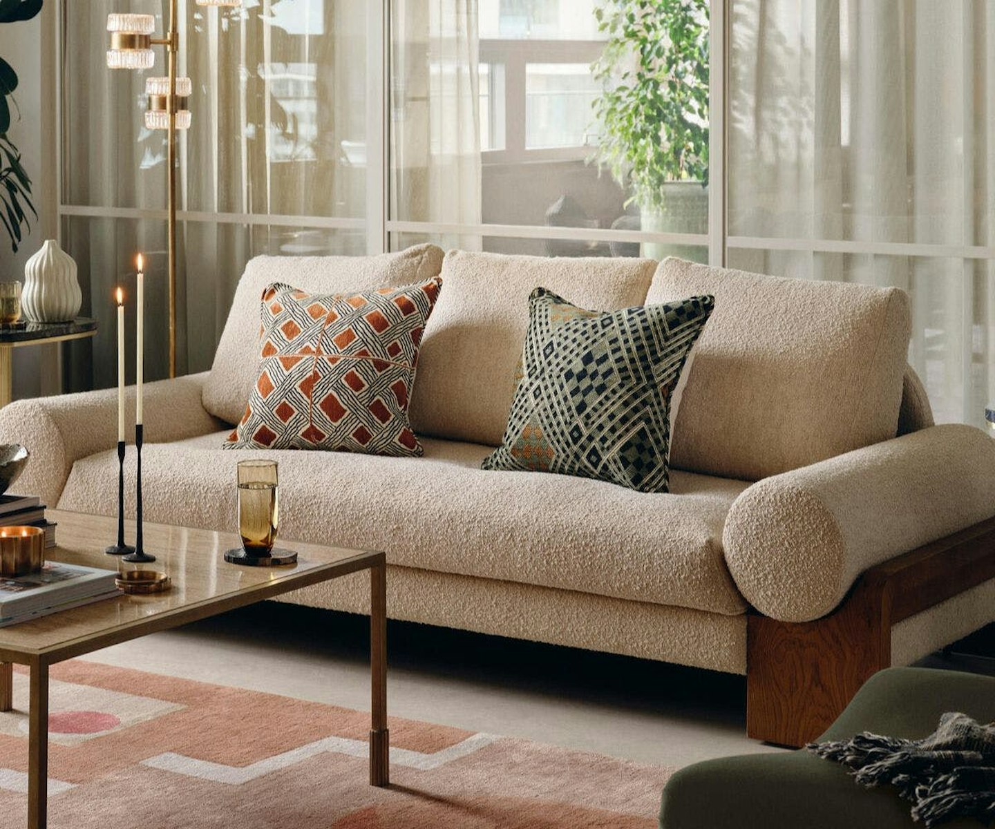 Soho Home, Olivier Sofa, Boucle, Sand