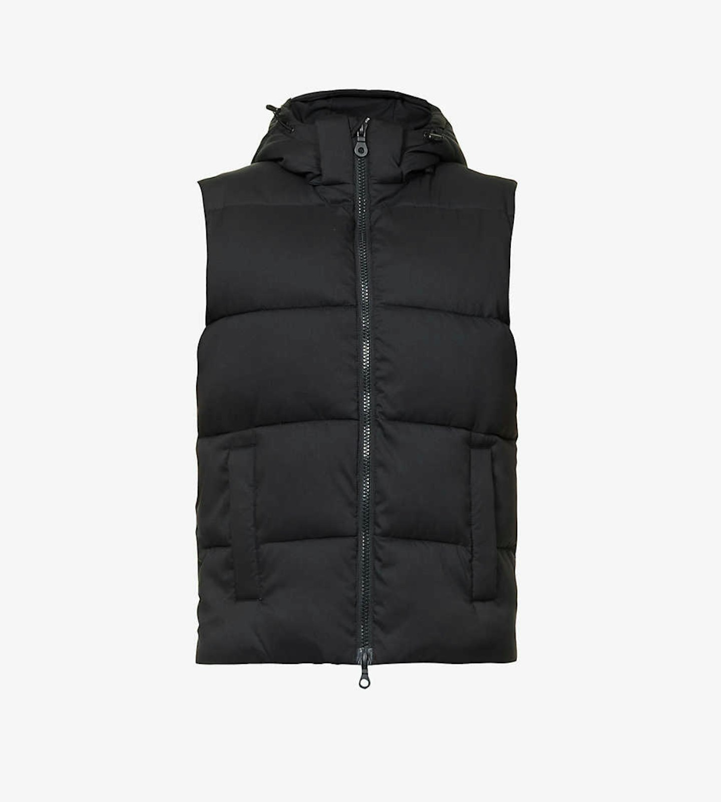 Girlfriend Collective, Hooded Padded Recycled-Polyester Gilet