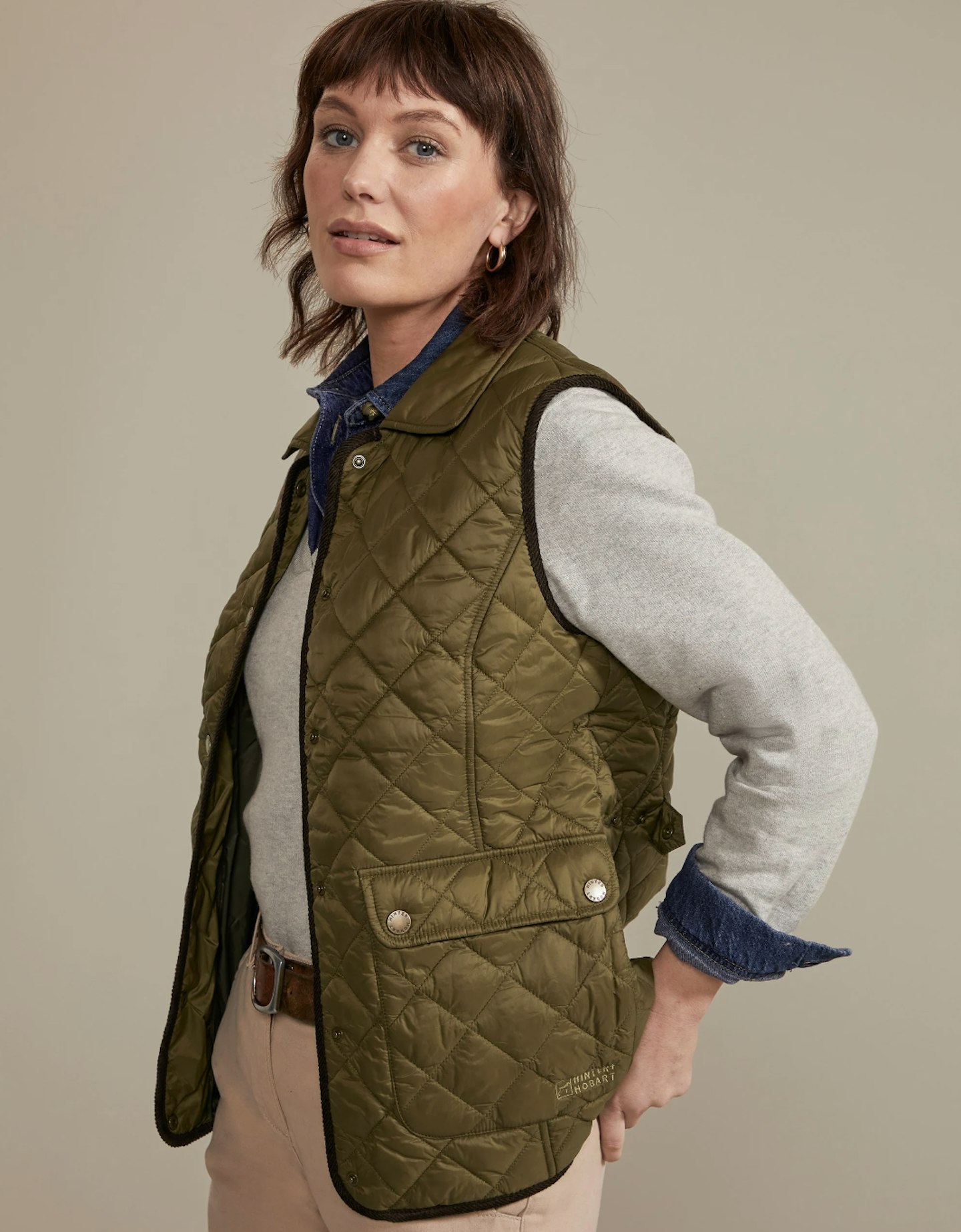 Hinter + Hobart, Harlow Womens Quilted Gilet