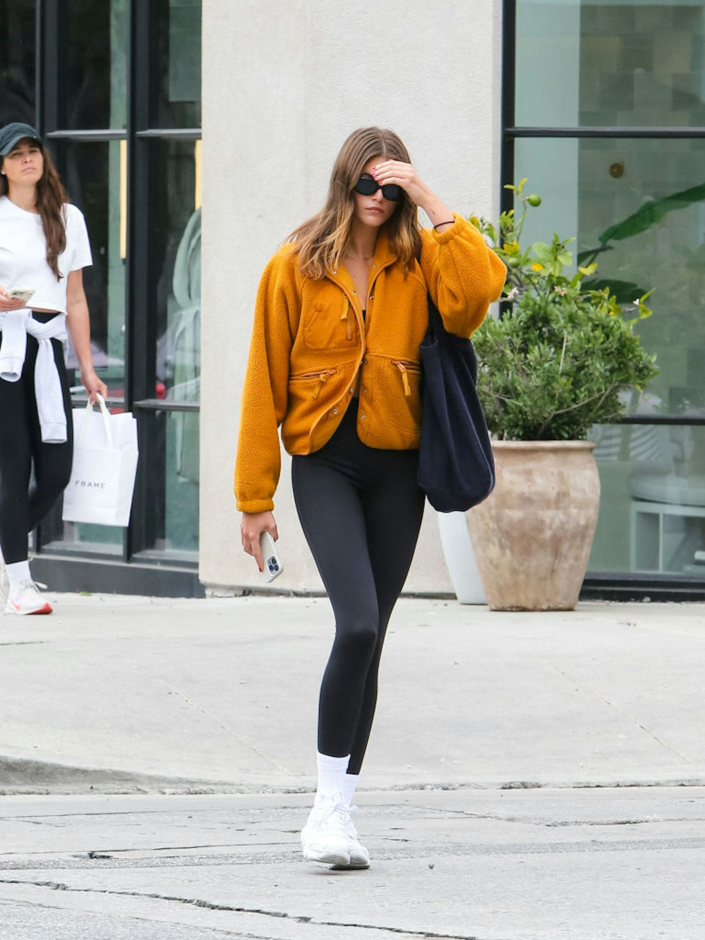 kaia gerber fleece