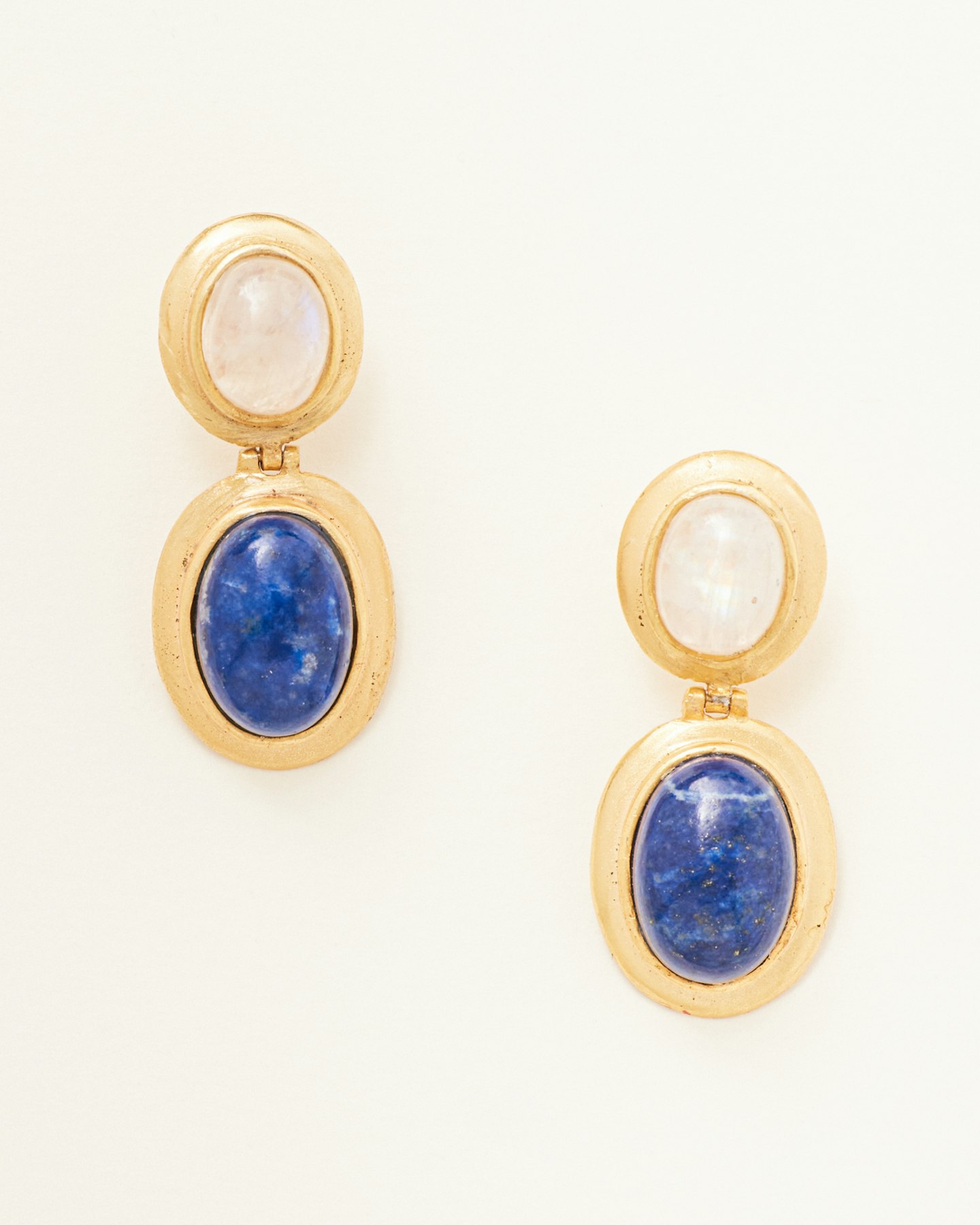 Stella Earrings With Lapis And Moonstone