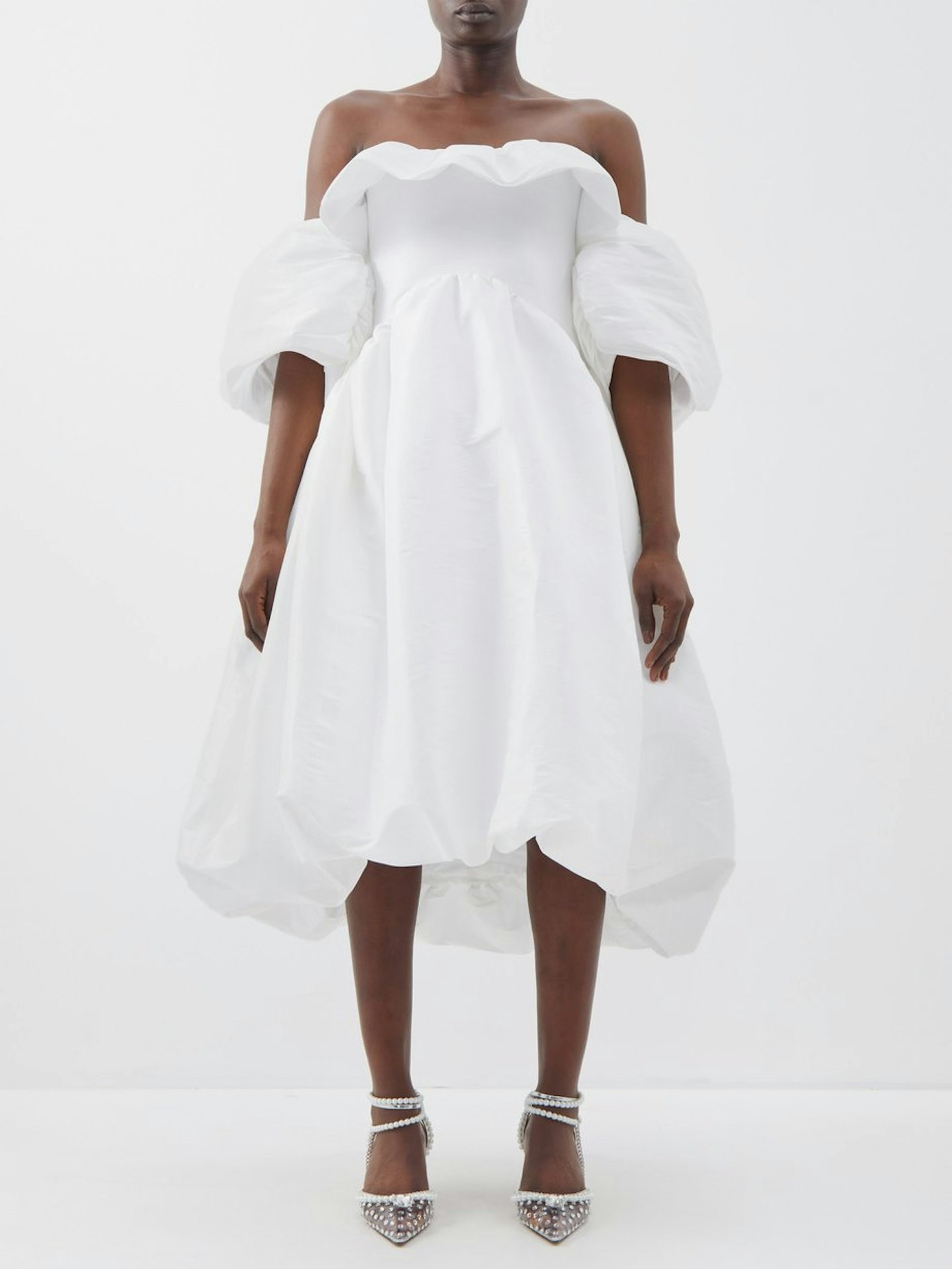 Kika Vargas, Reshma Voluminous Off-The-Shoulder Taffeta Dress