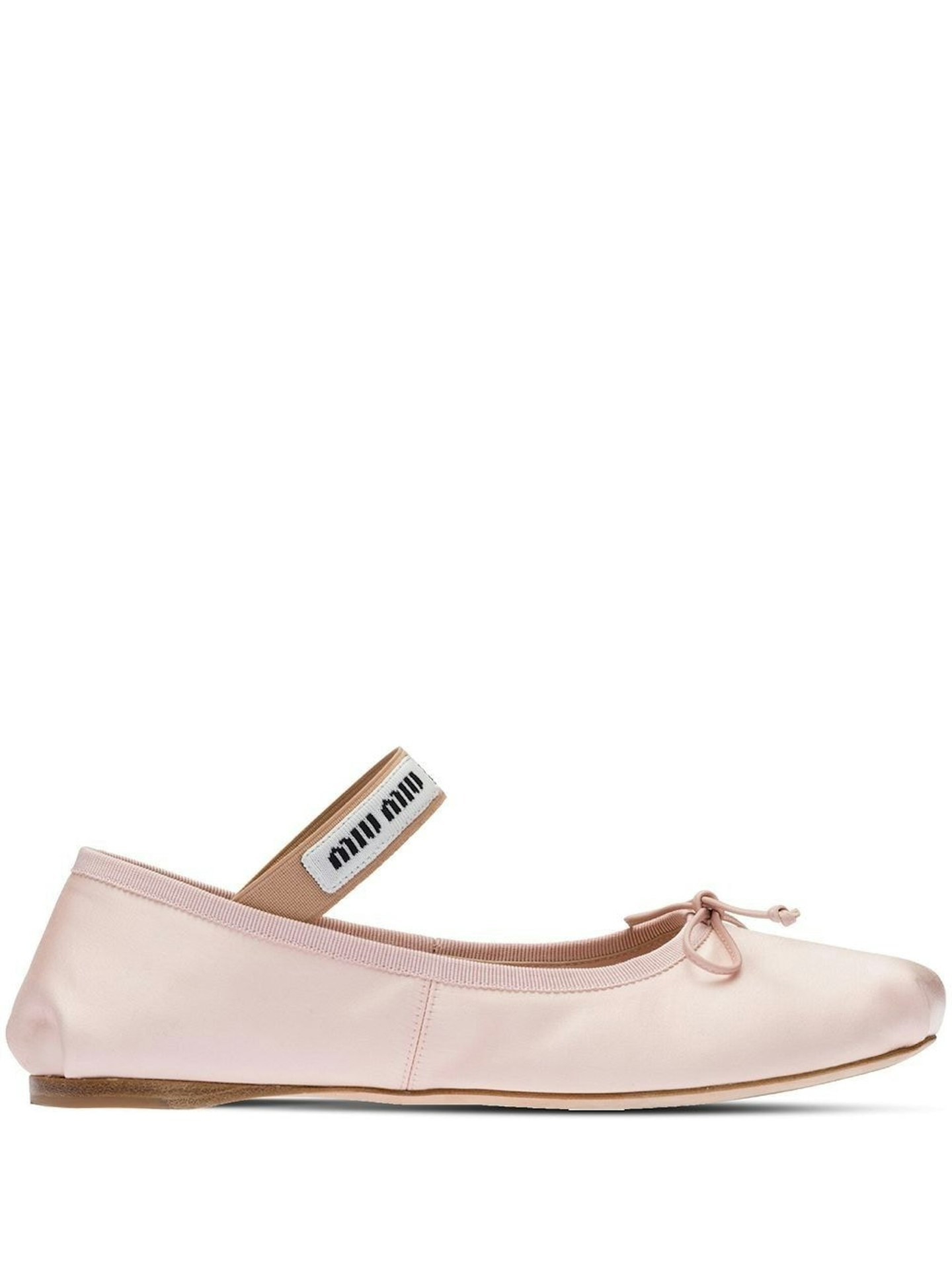 Miu Miu, Logo Strap Ballet Flats