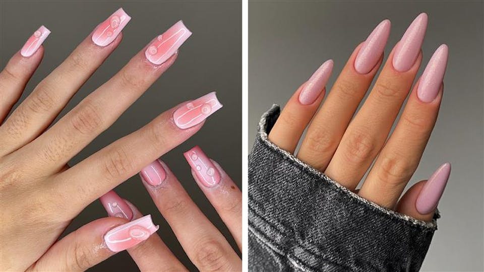 best barbie pink nail color