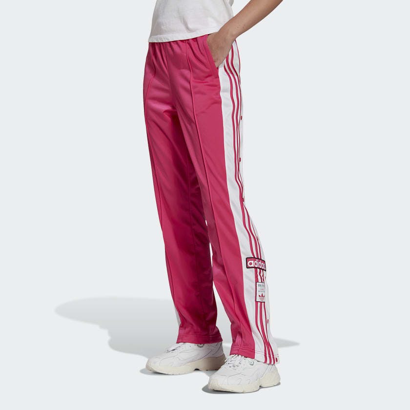 Adidas popper-trousers - Depop