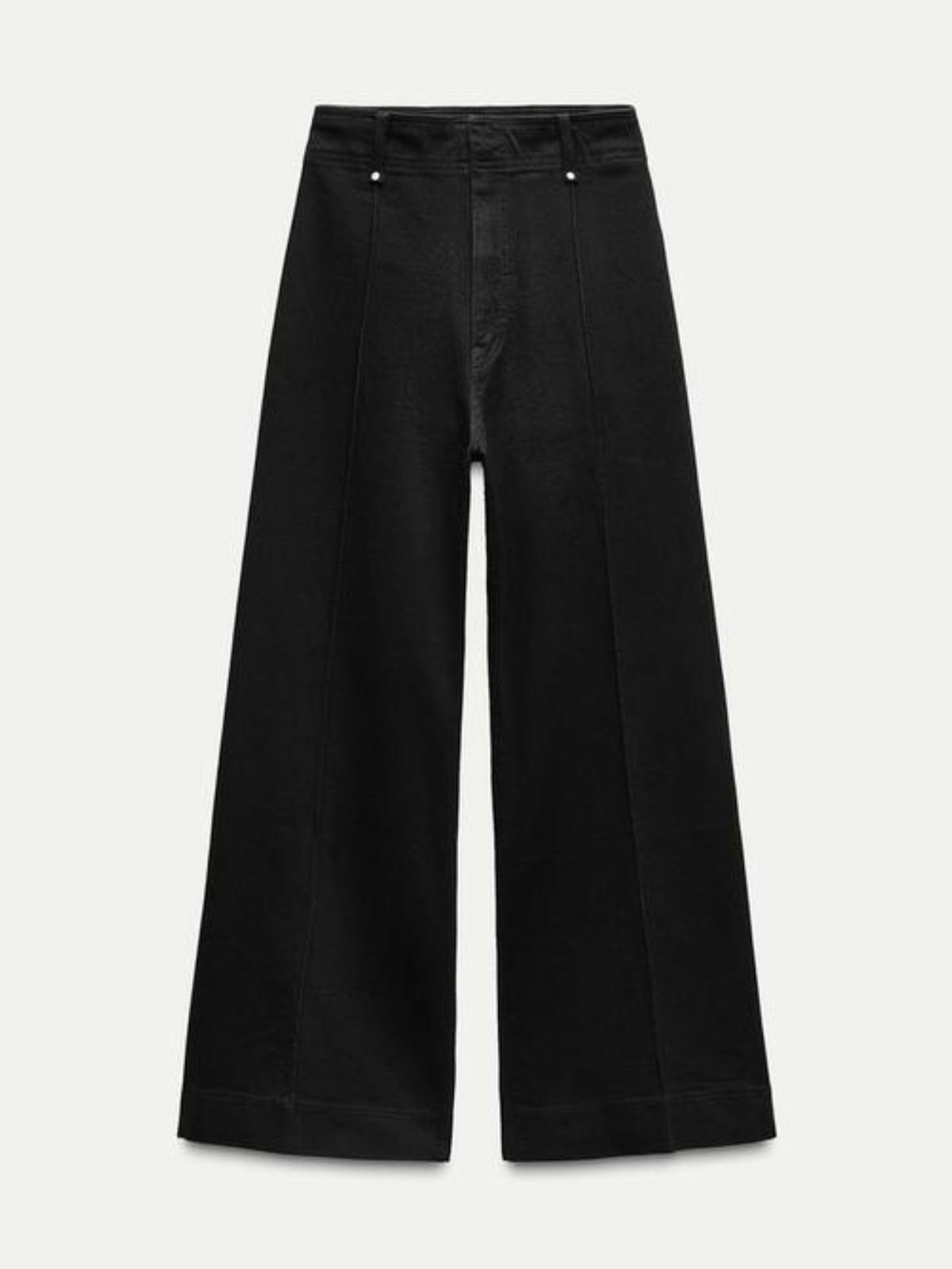 ZW Collection High-Waist Wide-Leg Jeans