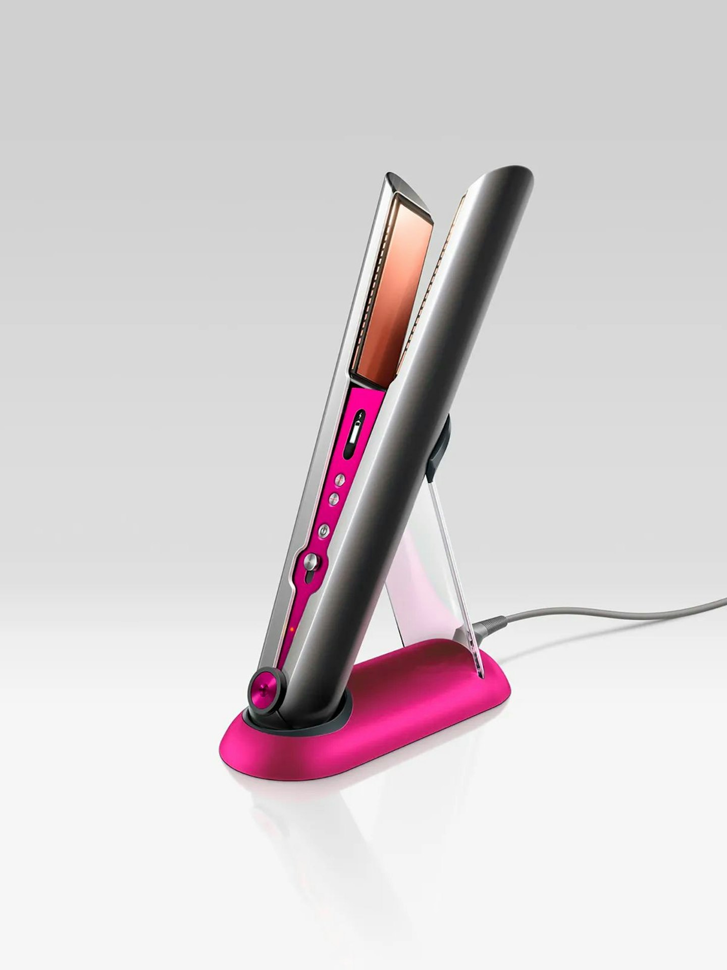 Dyson Corrale Hair Straightener in Charging Dock