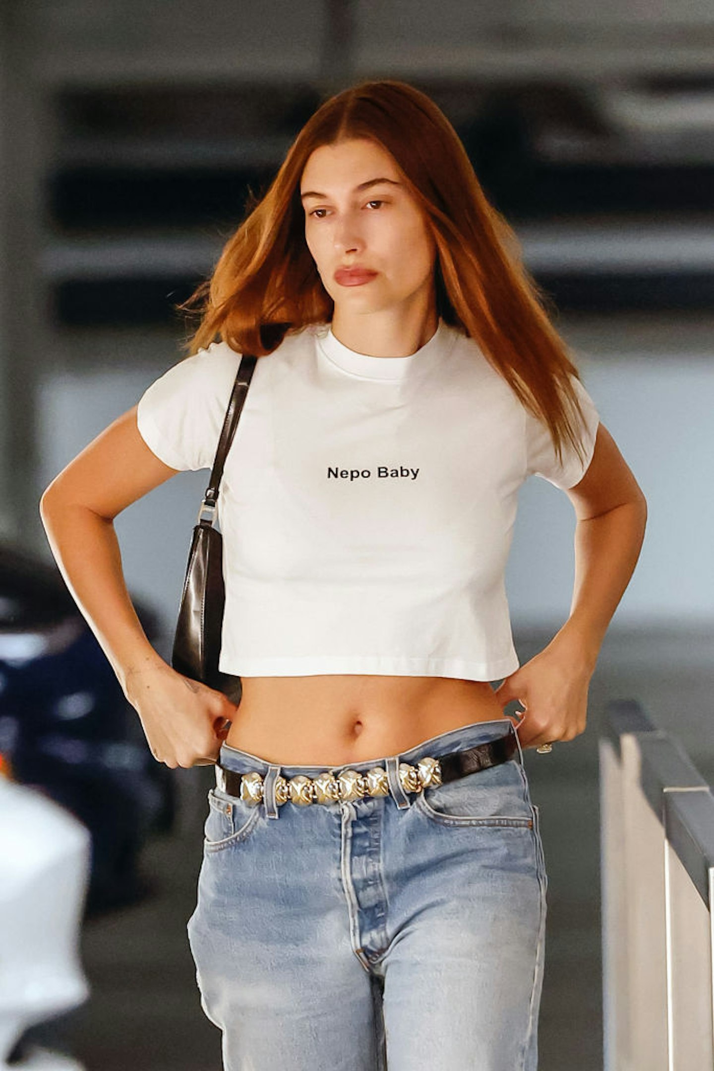 Hailey Bieber slogan tshirts