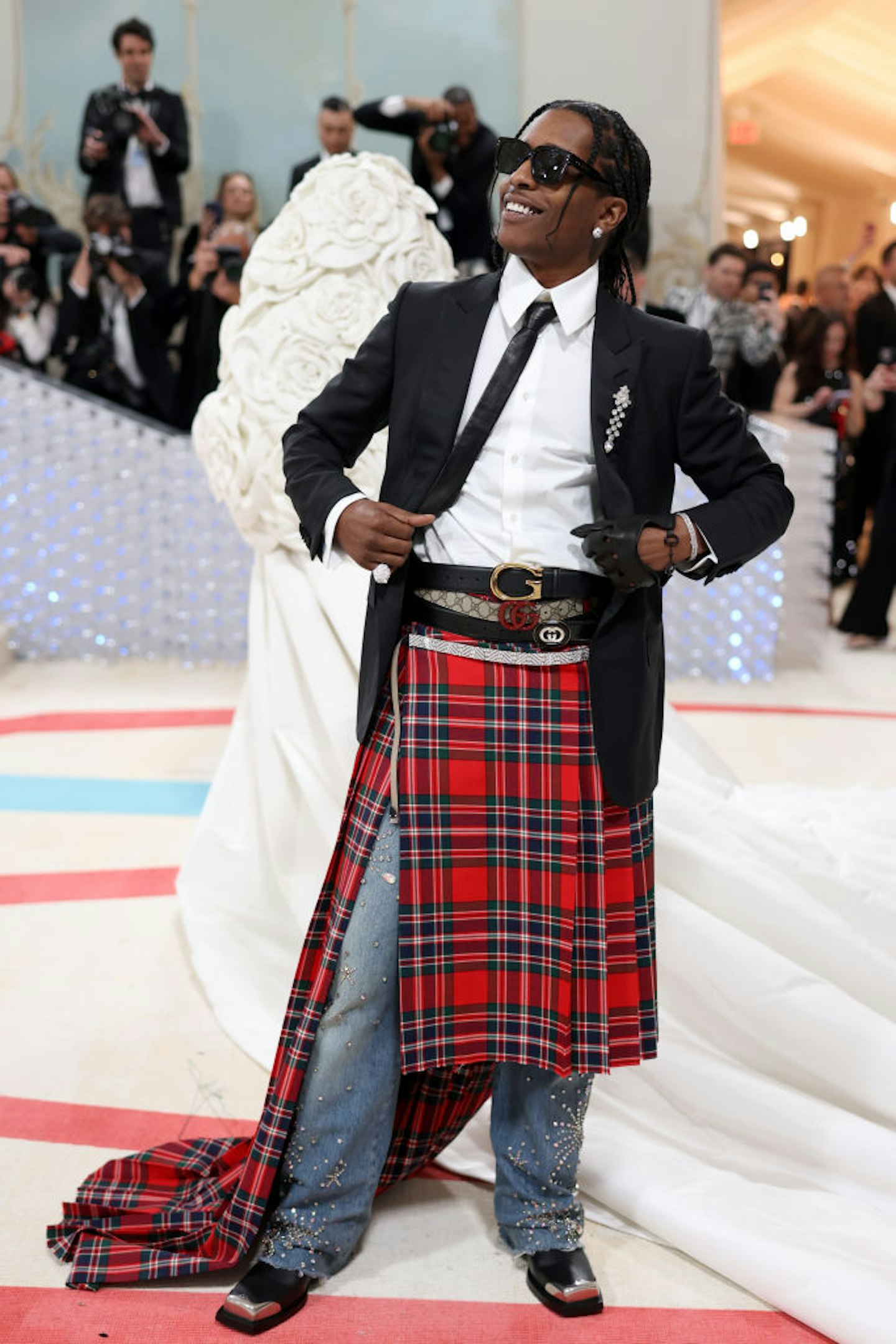 Only for A$AP Rocky Is August Leather Kilt Season