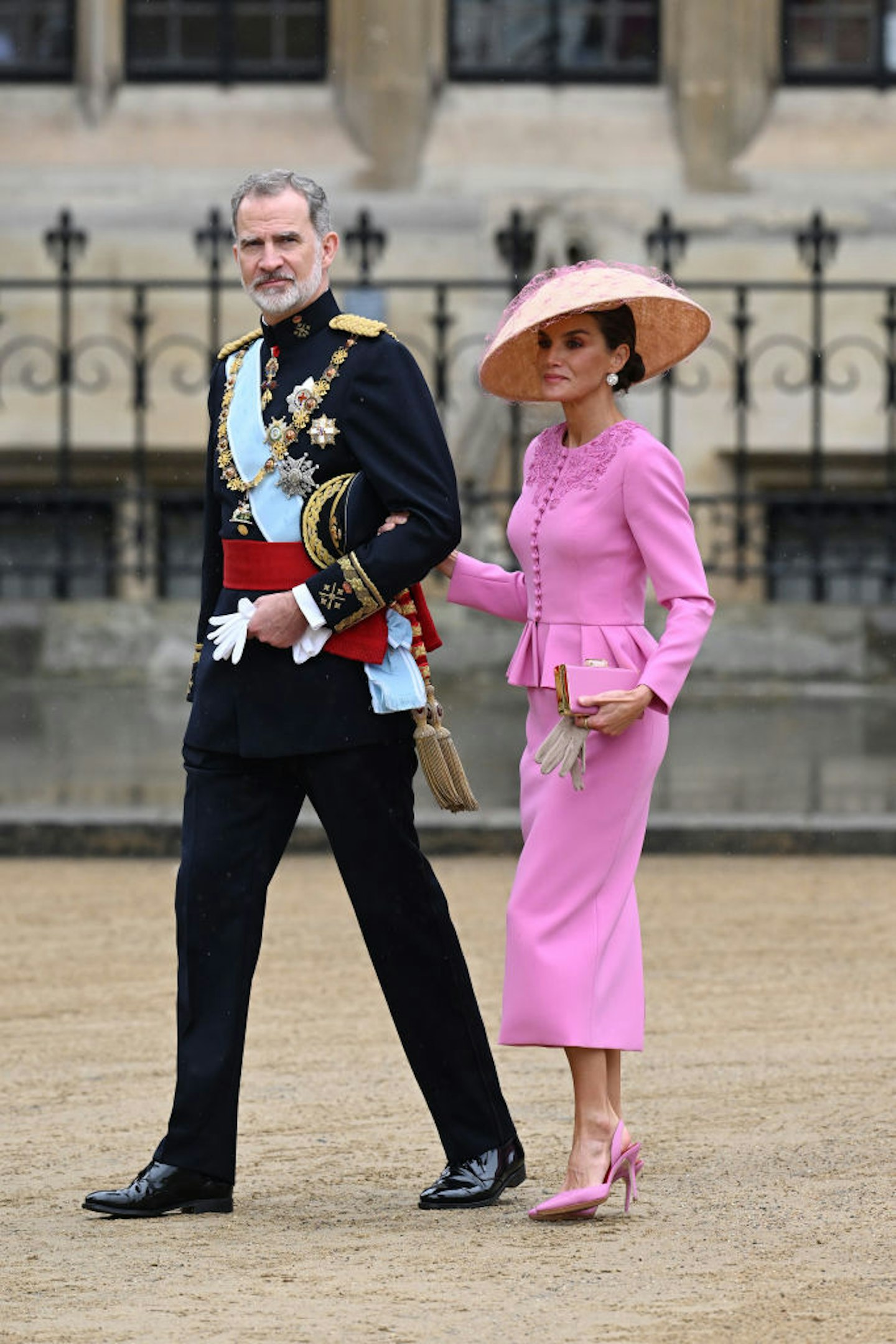  King Felipe VI of Spain and Queen Letizia of Spain attend the Coronation