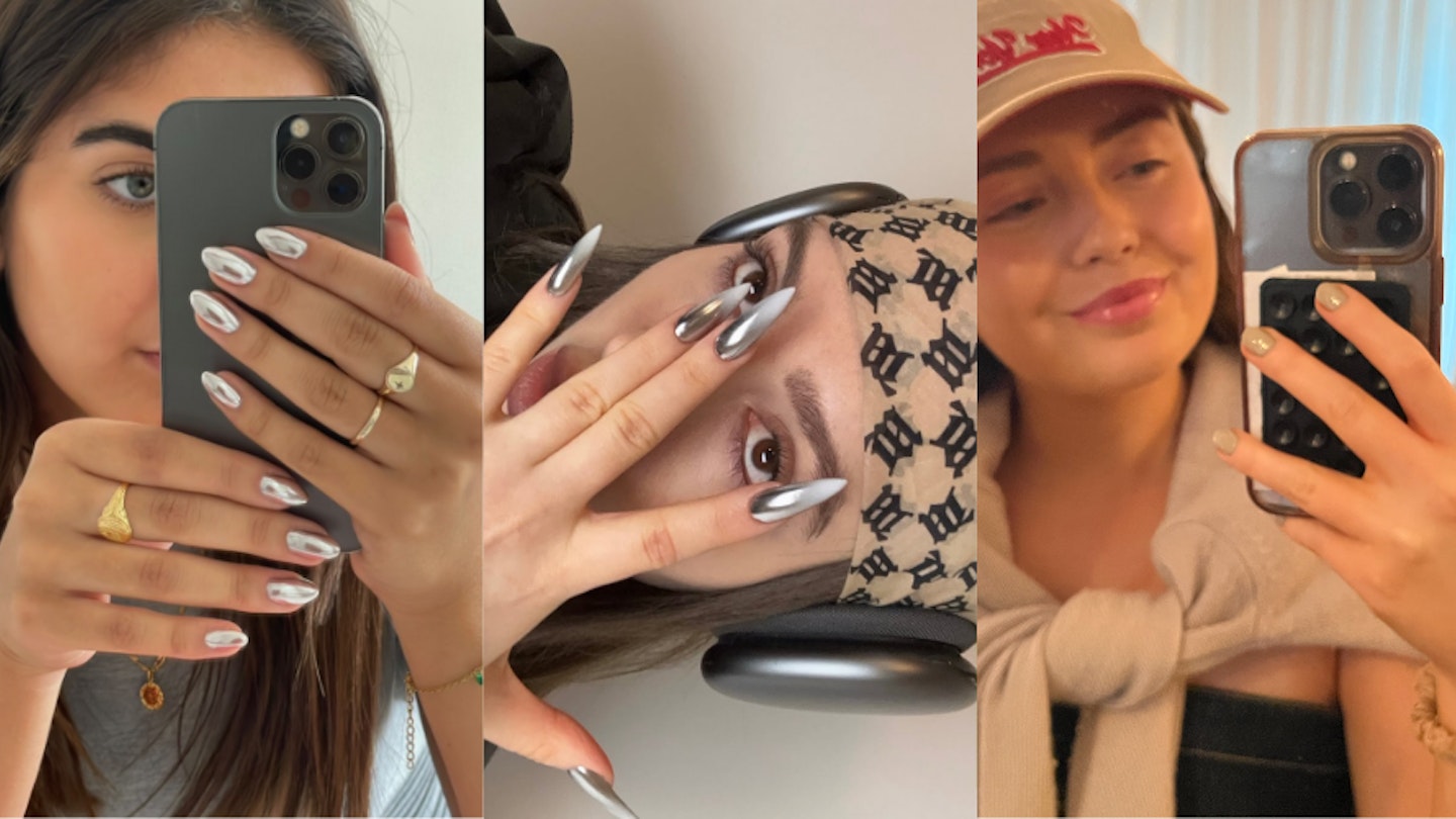 2025 Abstract Grey Nails That Wow