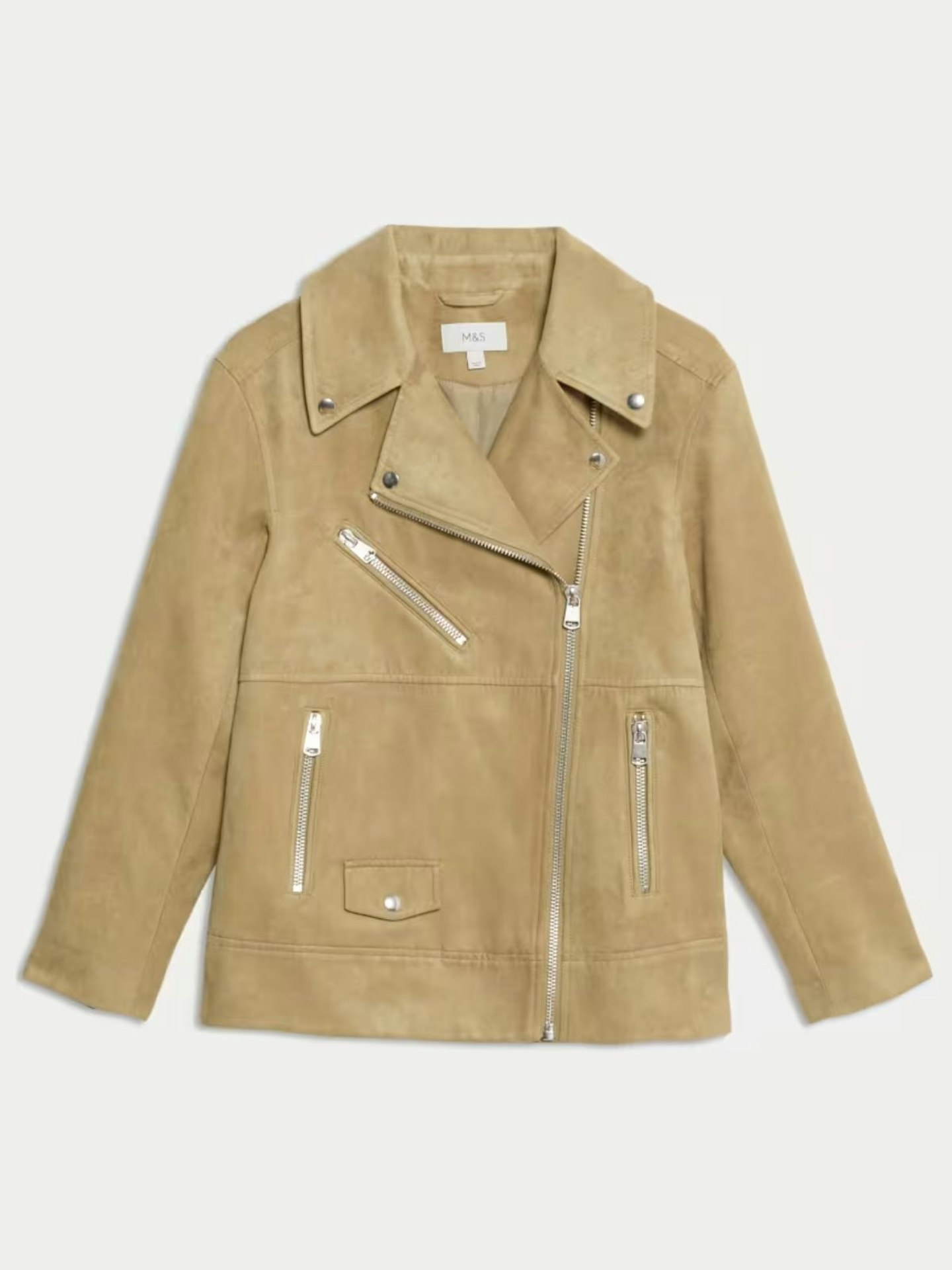 Suedette Biker Jacket