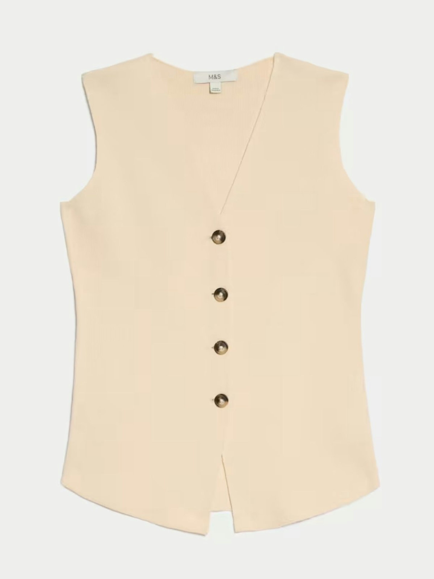 Soft Touch V-Neck Knitted Waistcoat