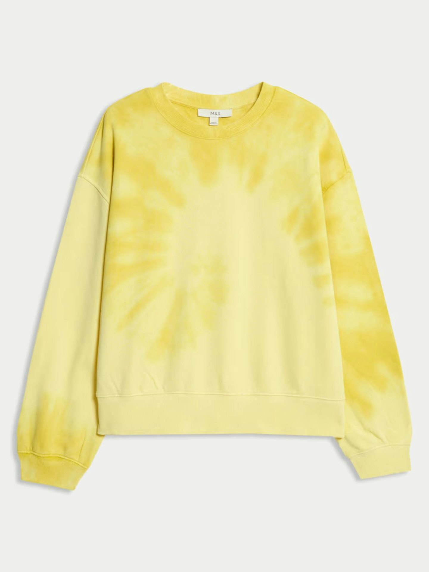 Pure Cotton Ombre Cropped Sweatshirt