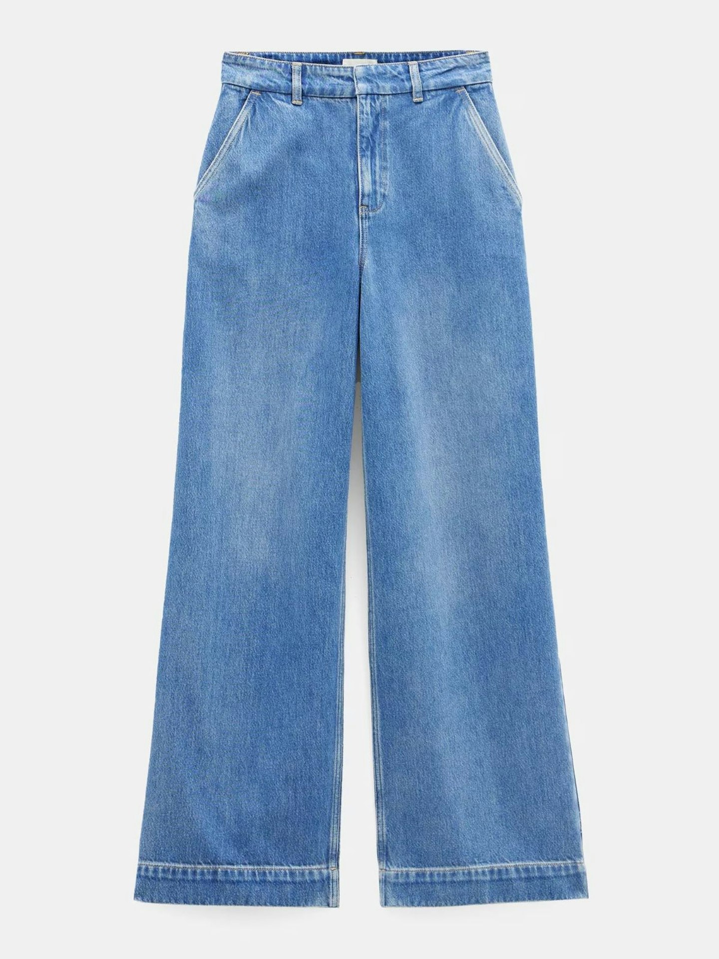 Hush, High Waisted Wide Leg Jeans