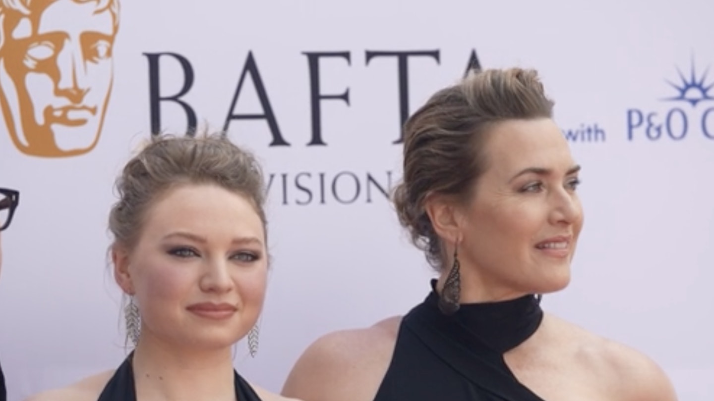 Kate Winslet and Mia Threappleton at the TV BAFTAs