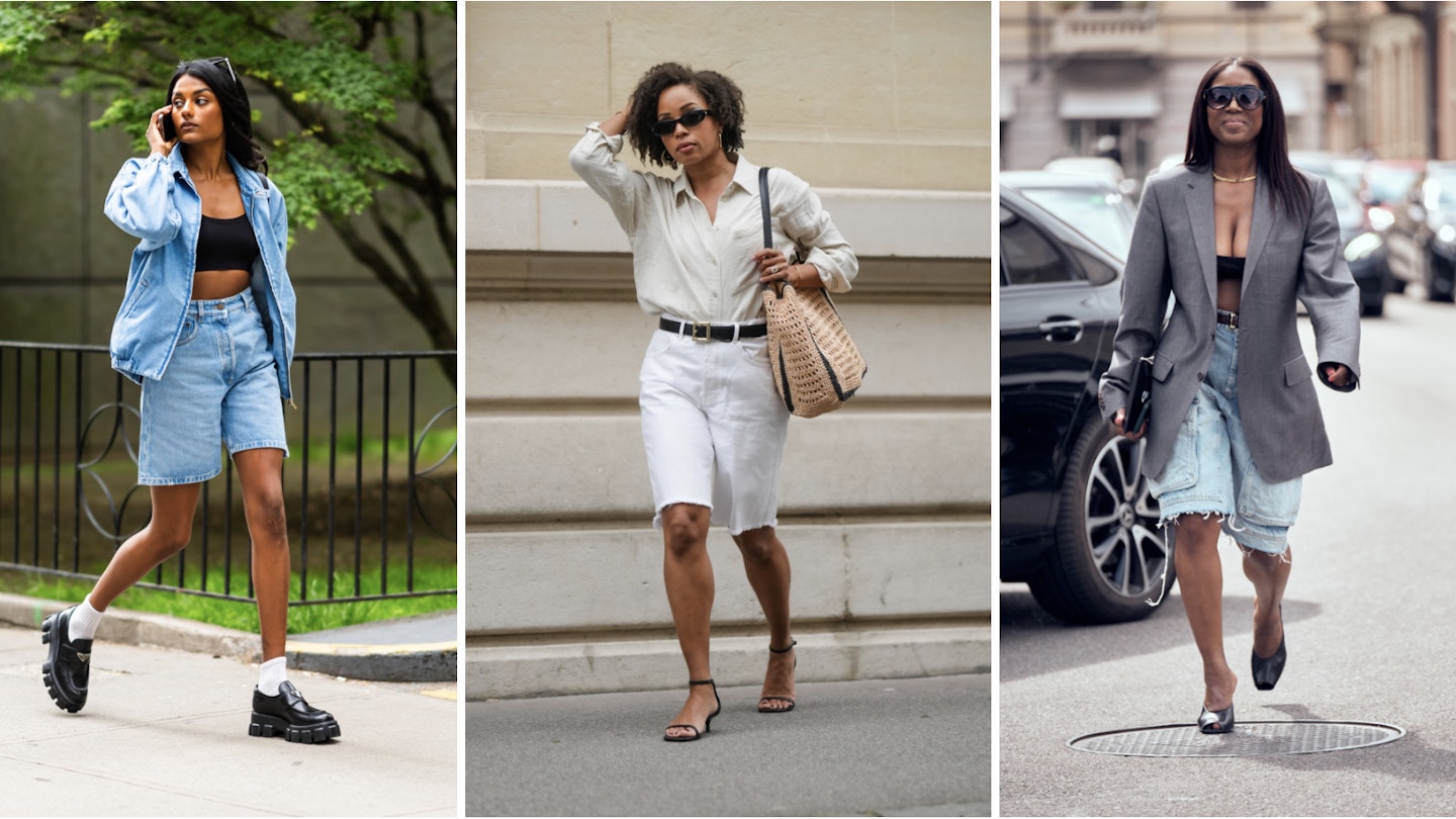 13 Denim Jorts All The Cool Girls Are Wearing This Summer