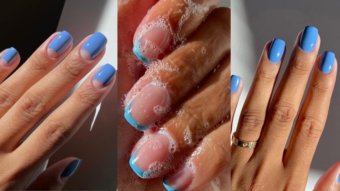 Pastel Blue Nail Art to Try in 2025
