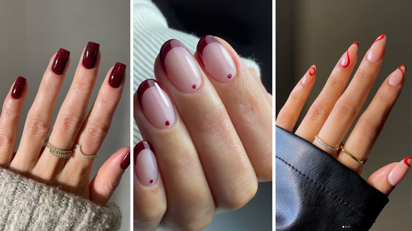 Velvet Red Lacquer Nails That Wow