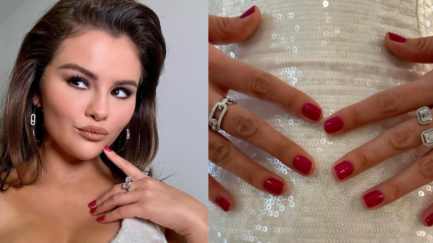 Selena Gomez Just Revealed The Perfect Red Manicure
