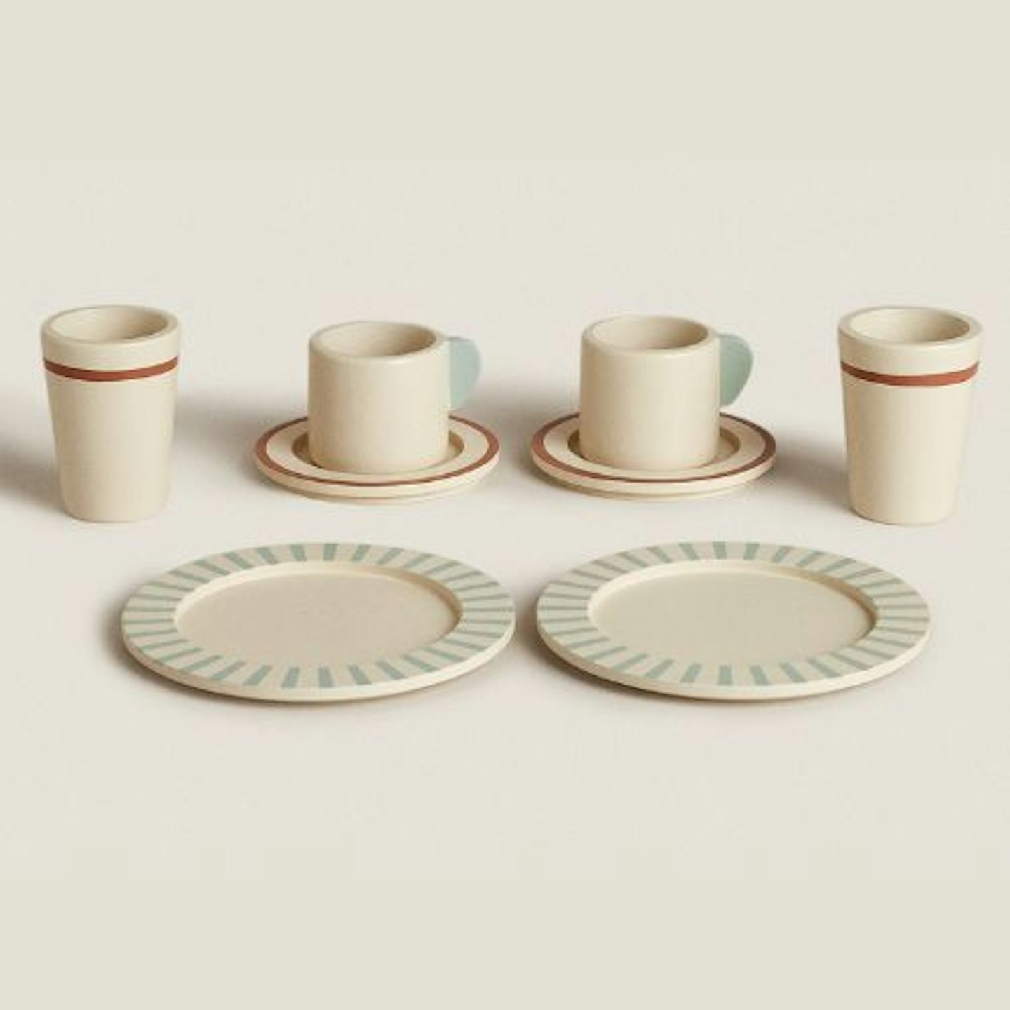 WOODEN TOY TABLEWARE