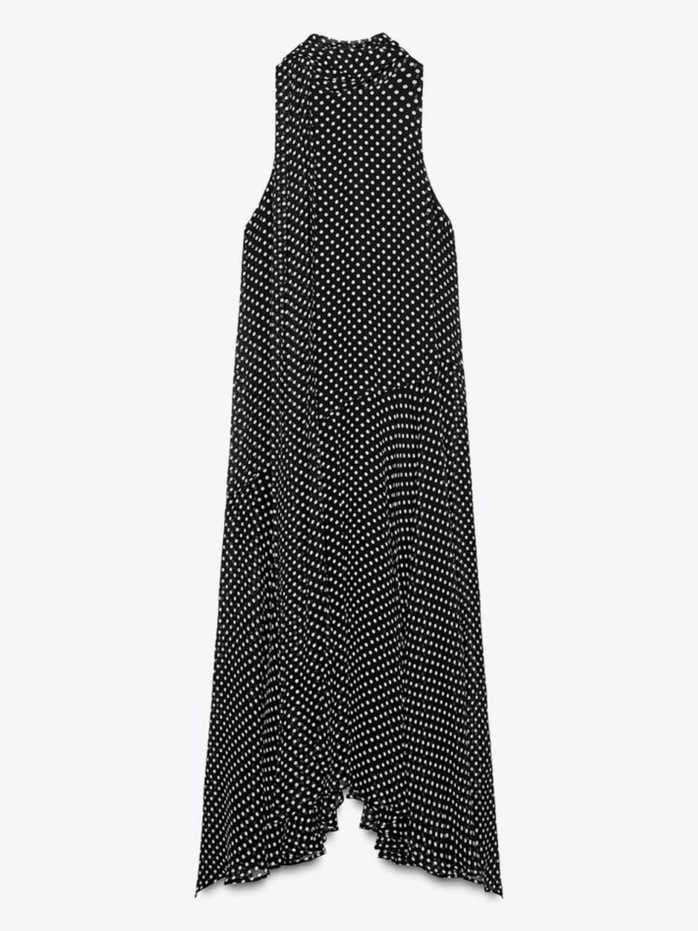 ZW Collection Halter Polka Dot Dress