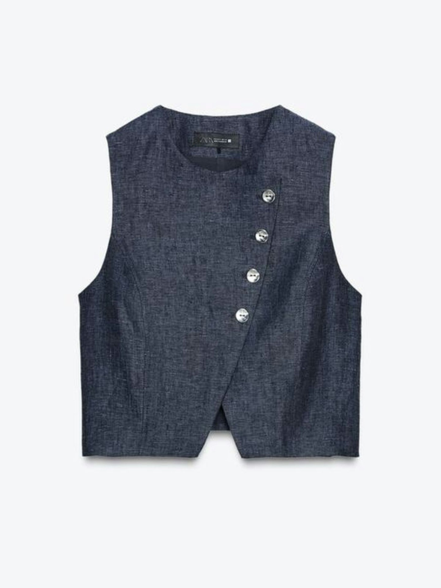 100% Linen Crossover Waistcoat