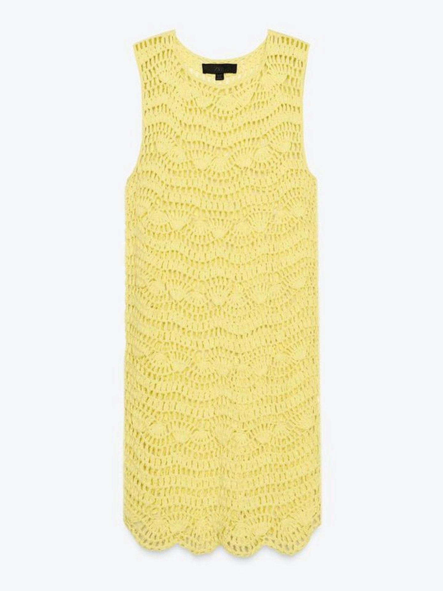 Open Knit Midi Dress