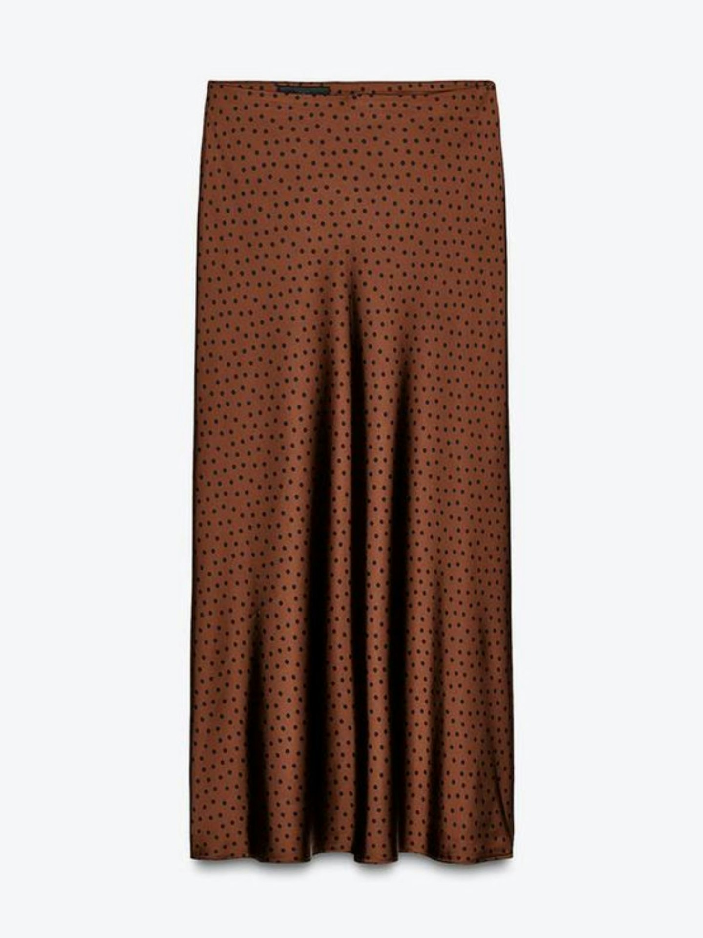Satin Midi Skirt