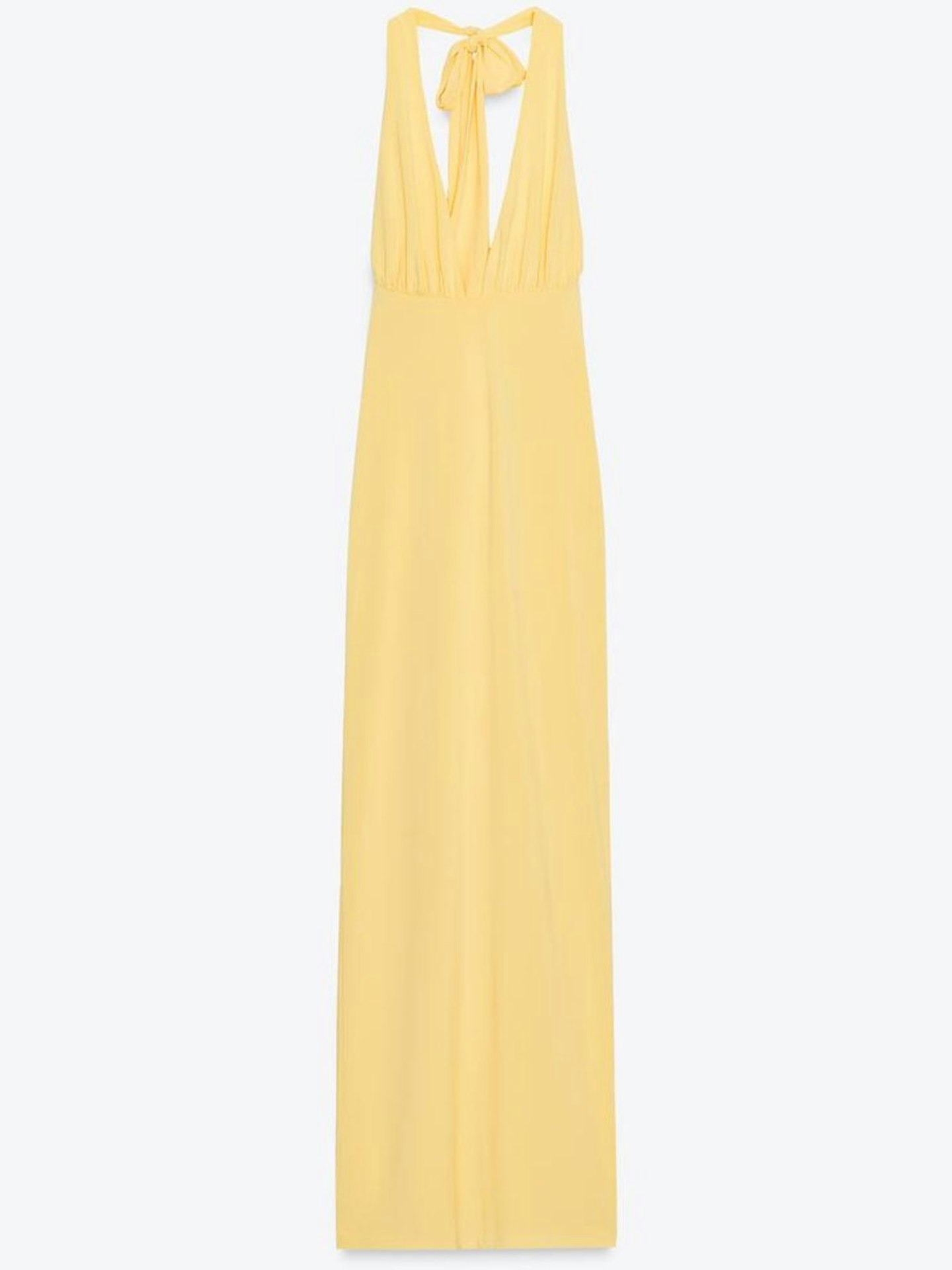 Halterneck Open Back Long Dress