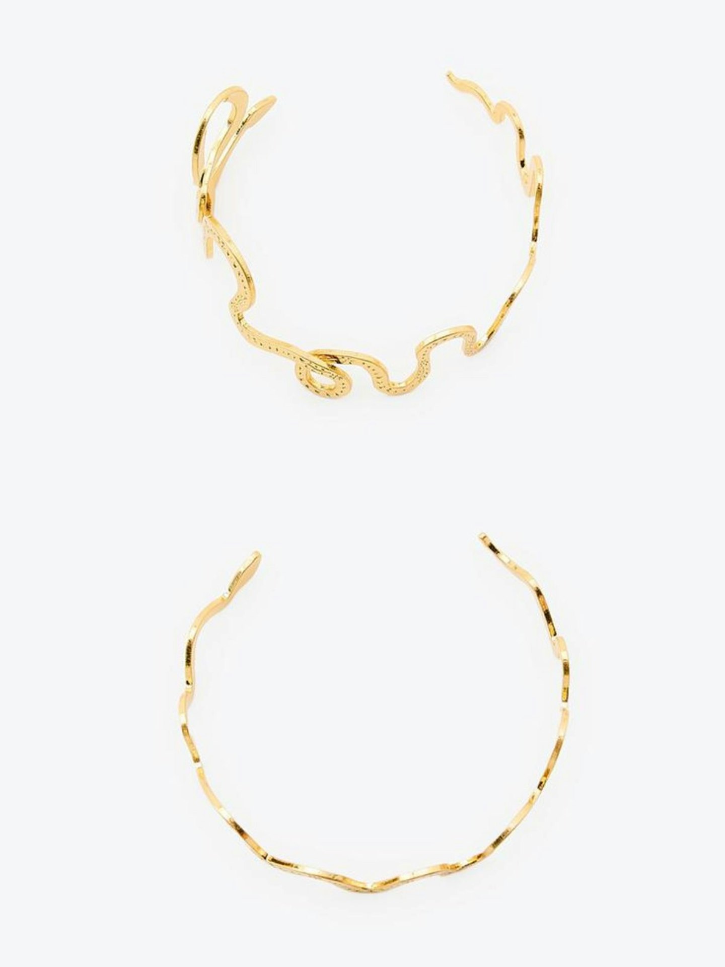 Pack Of 2 Snakeskin Print Bracelets