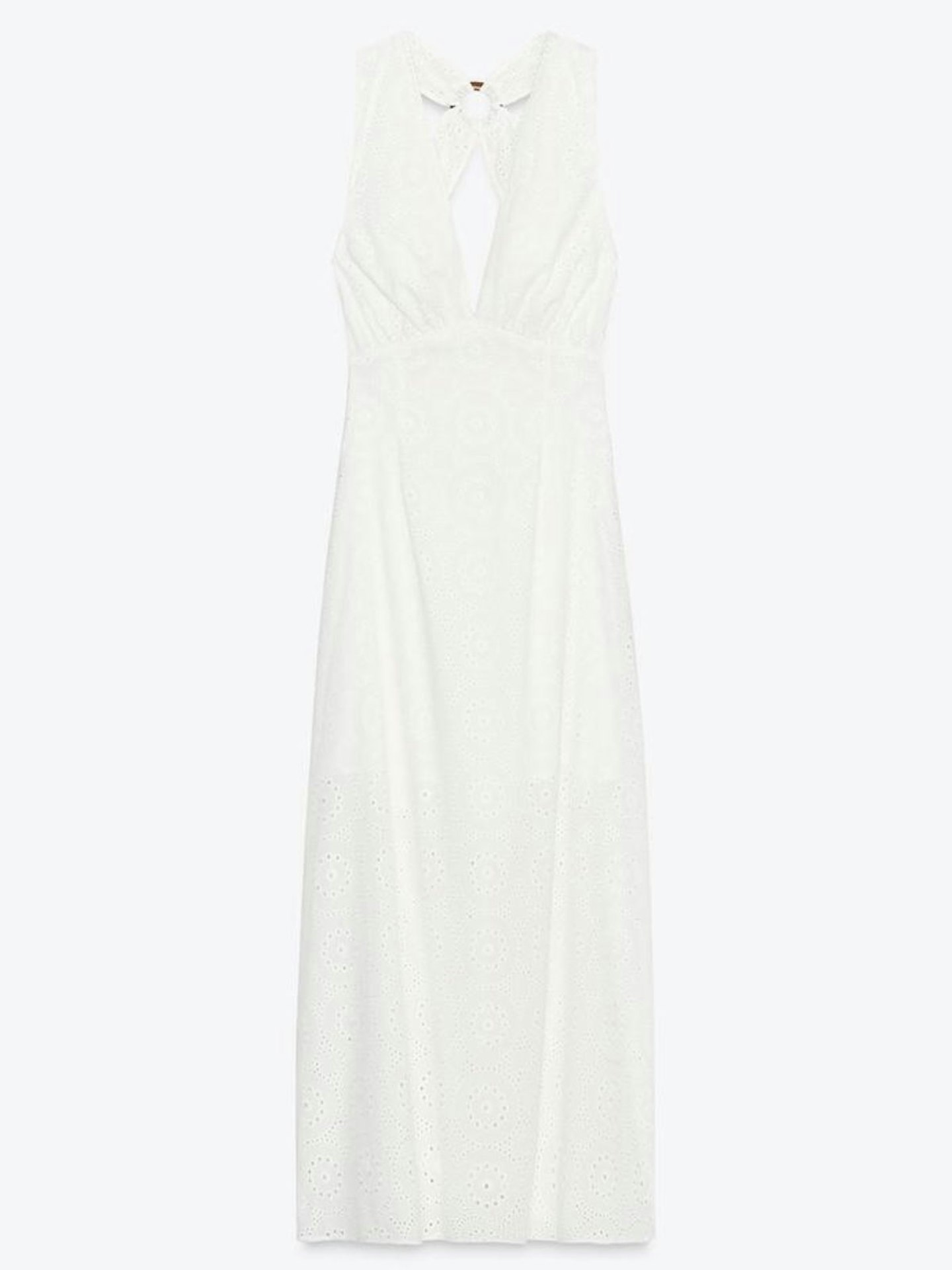 Embroidered Midi Dress