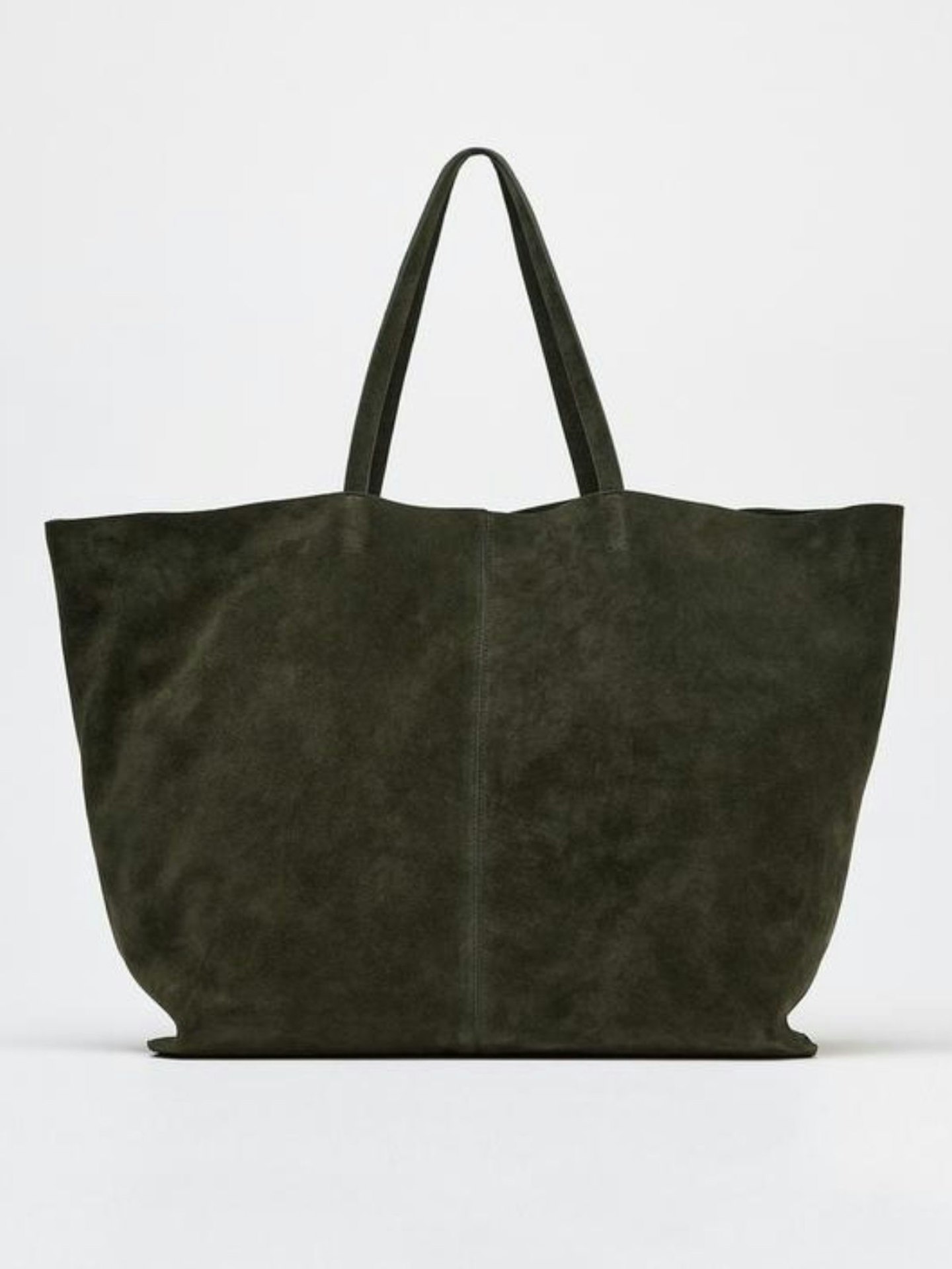 Suede Maxi Tote Bag