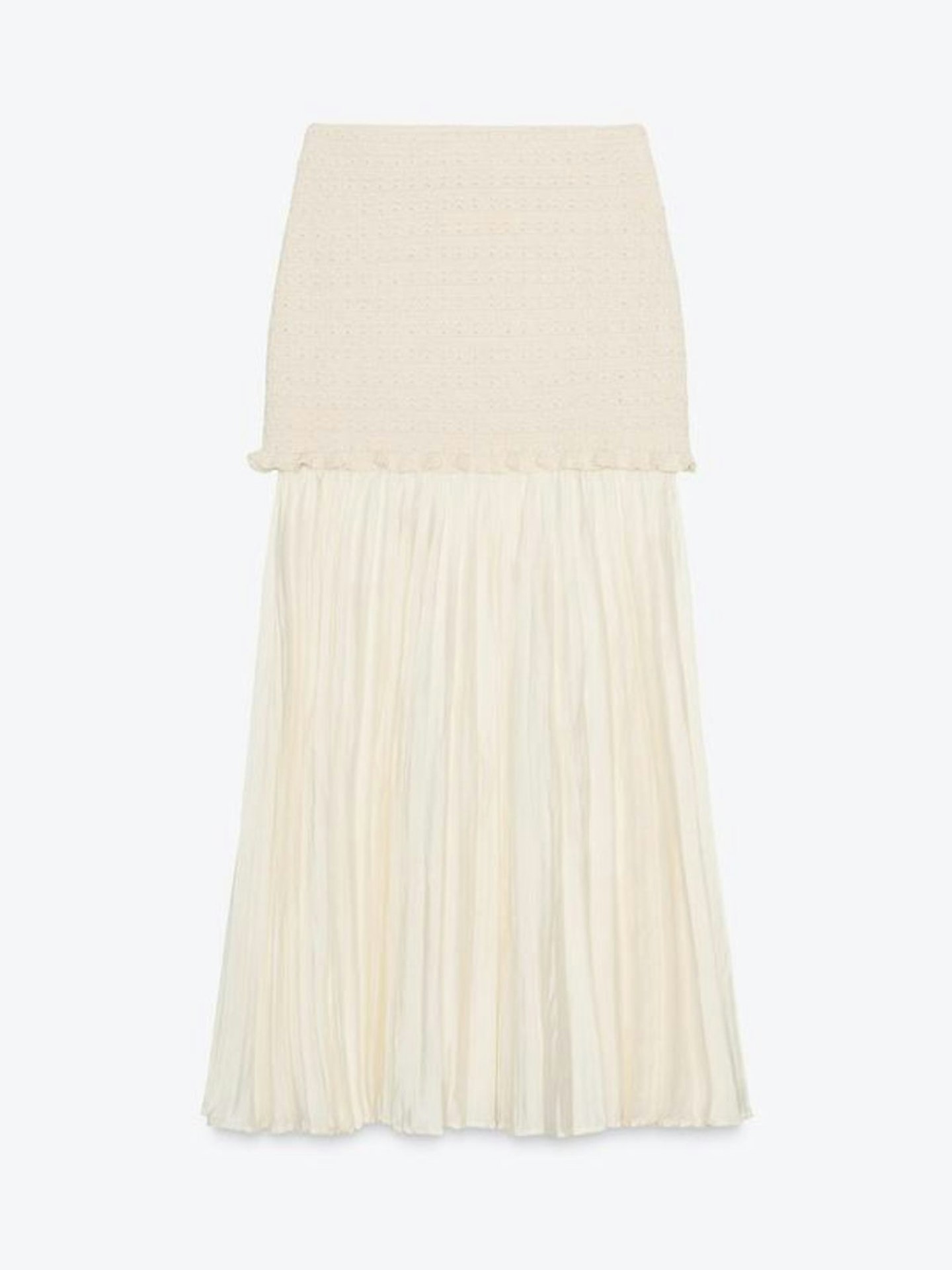 Combined Knit Skirt