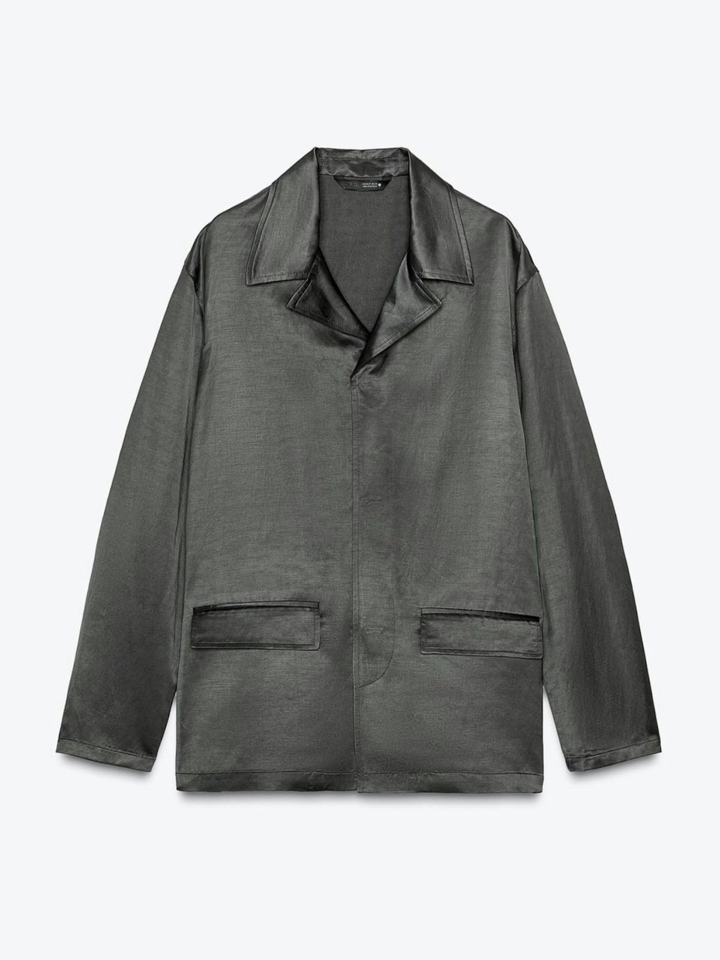 ZW Collection Satin Linen Blend Blazer