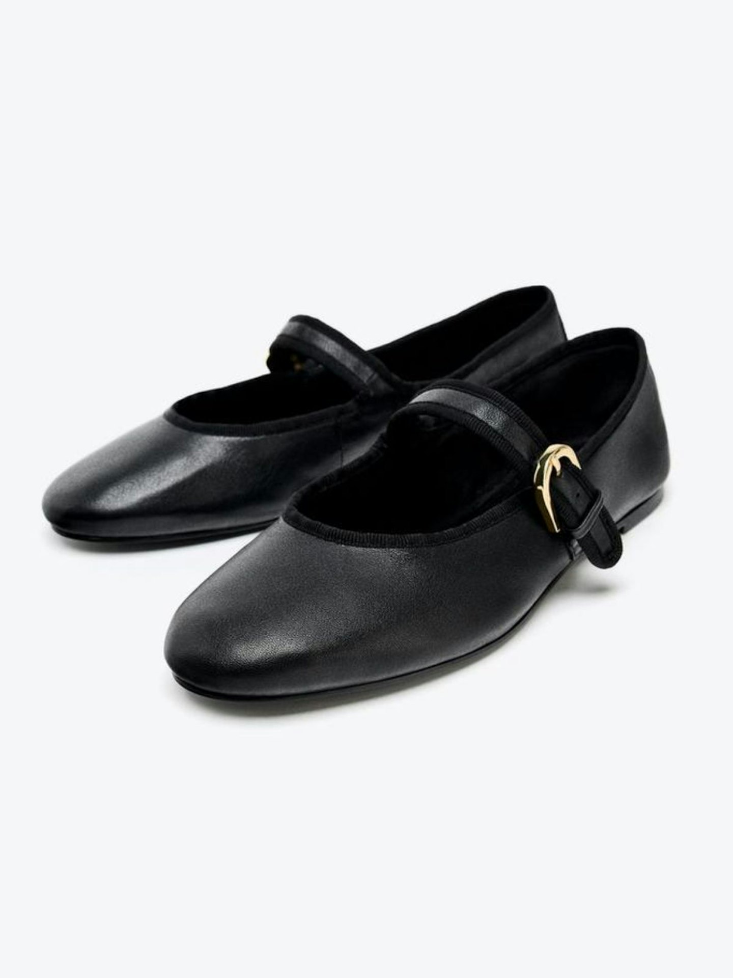 Flat Leather Ballerinas