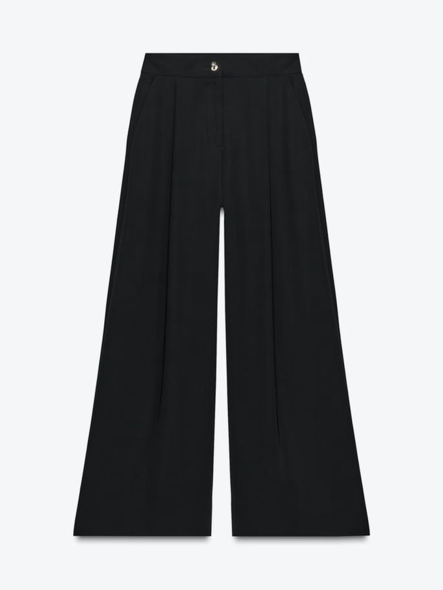 Darted Palazzo Trousers