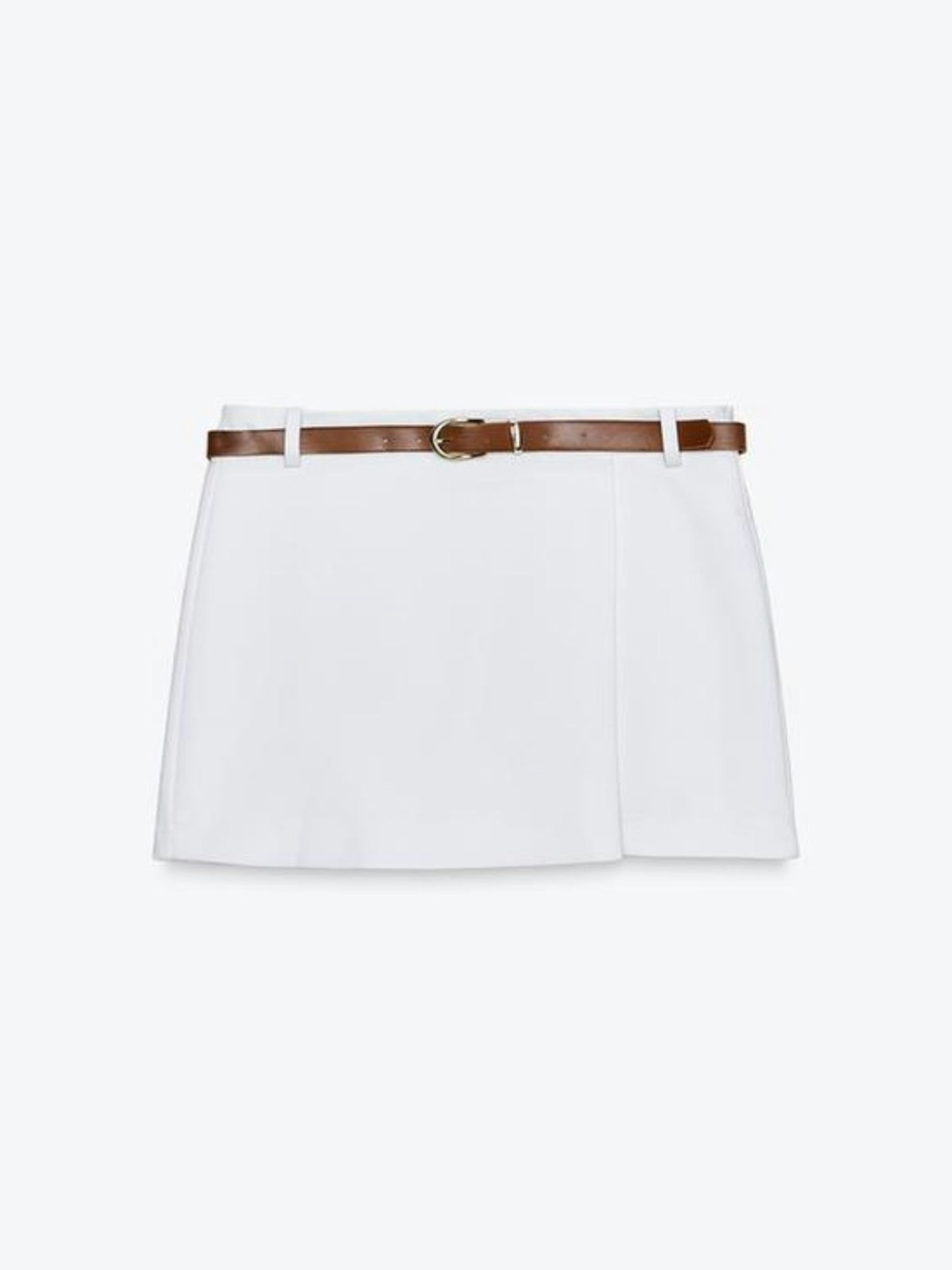 Belted Wrap Skort