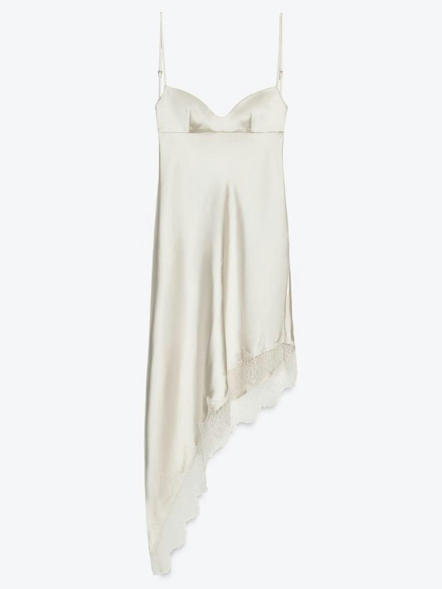 Lace Satin Dress