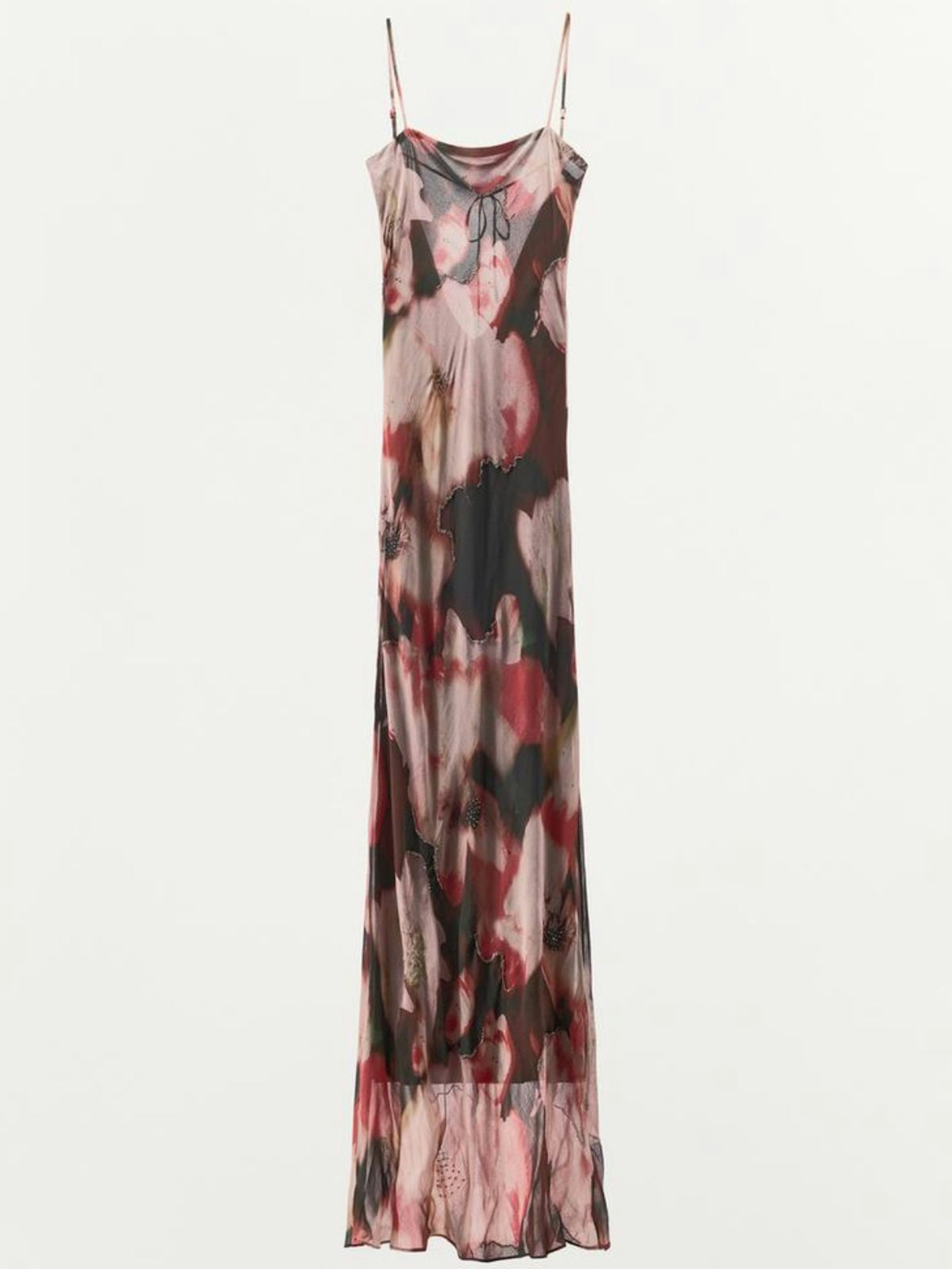 Floral Beaded Print Dress