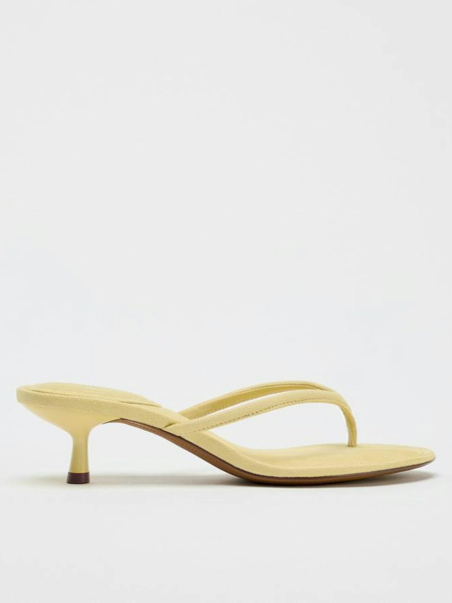 Soft-Finish Kitten Heel Sandals