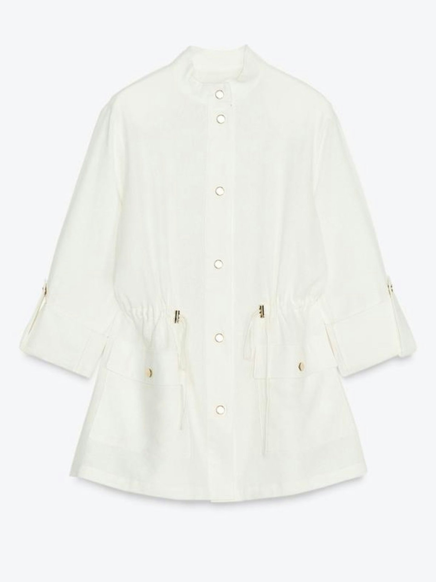 Linen Blend Safari Shirt