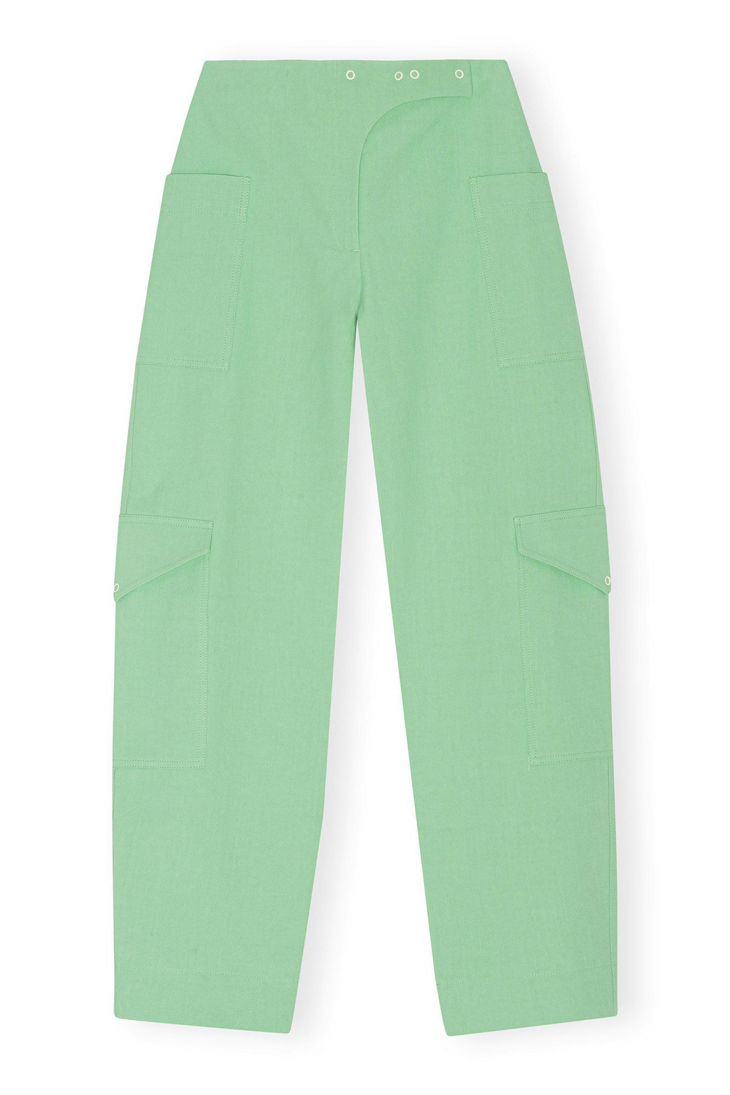 Ganni, Cotton Suiting Trousers