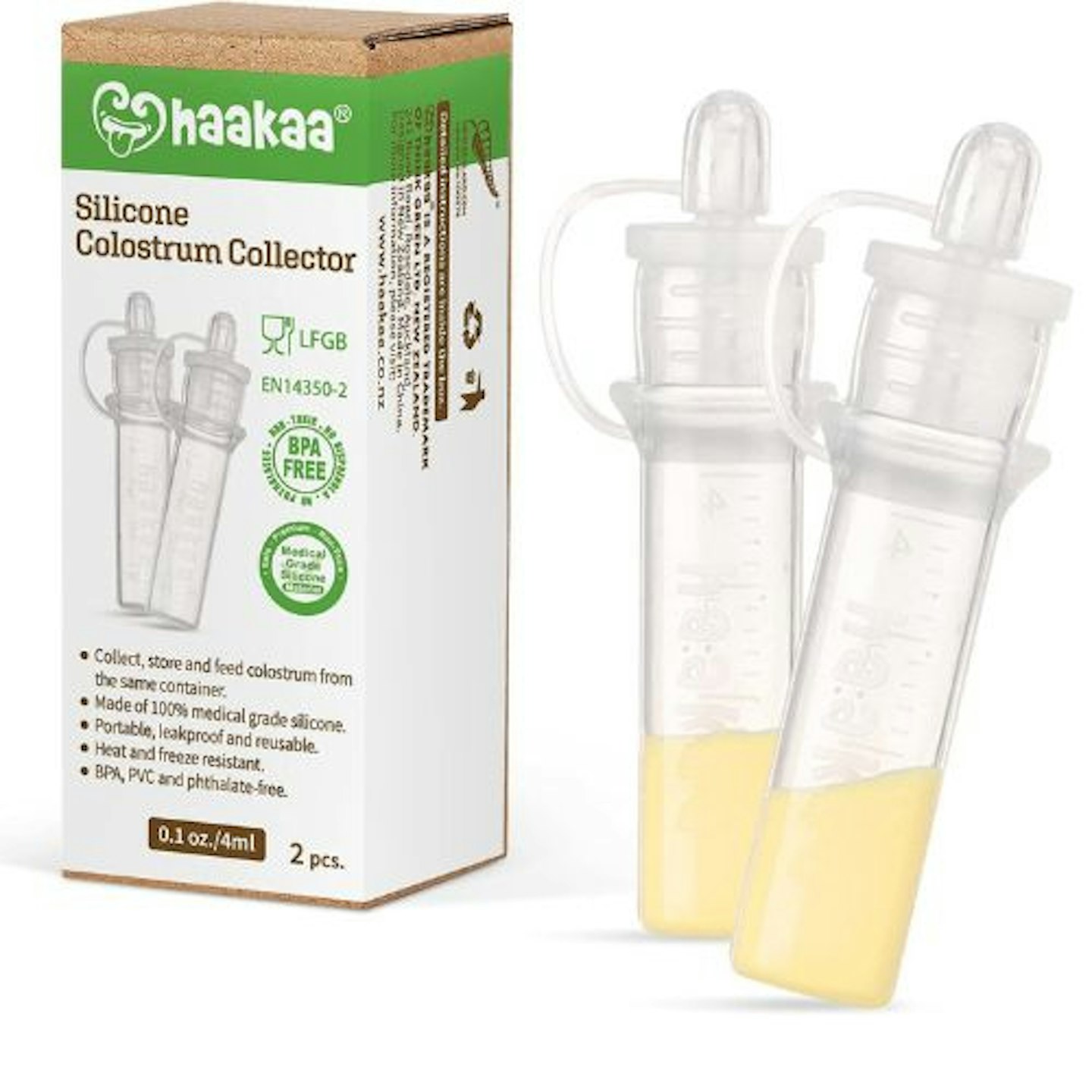 haakaa Silicone Colostrum Collectors 2 PCS Set 